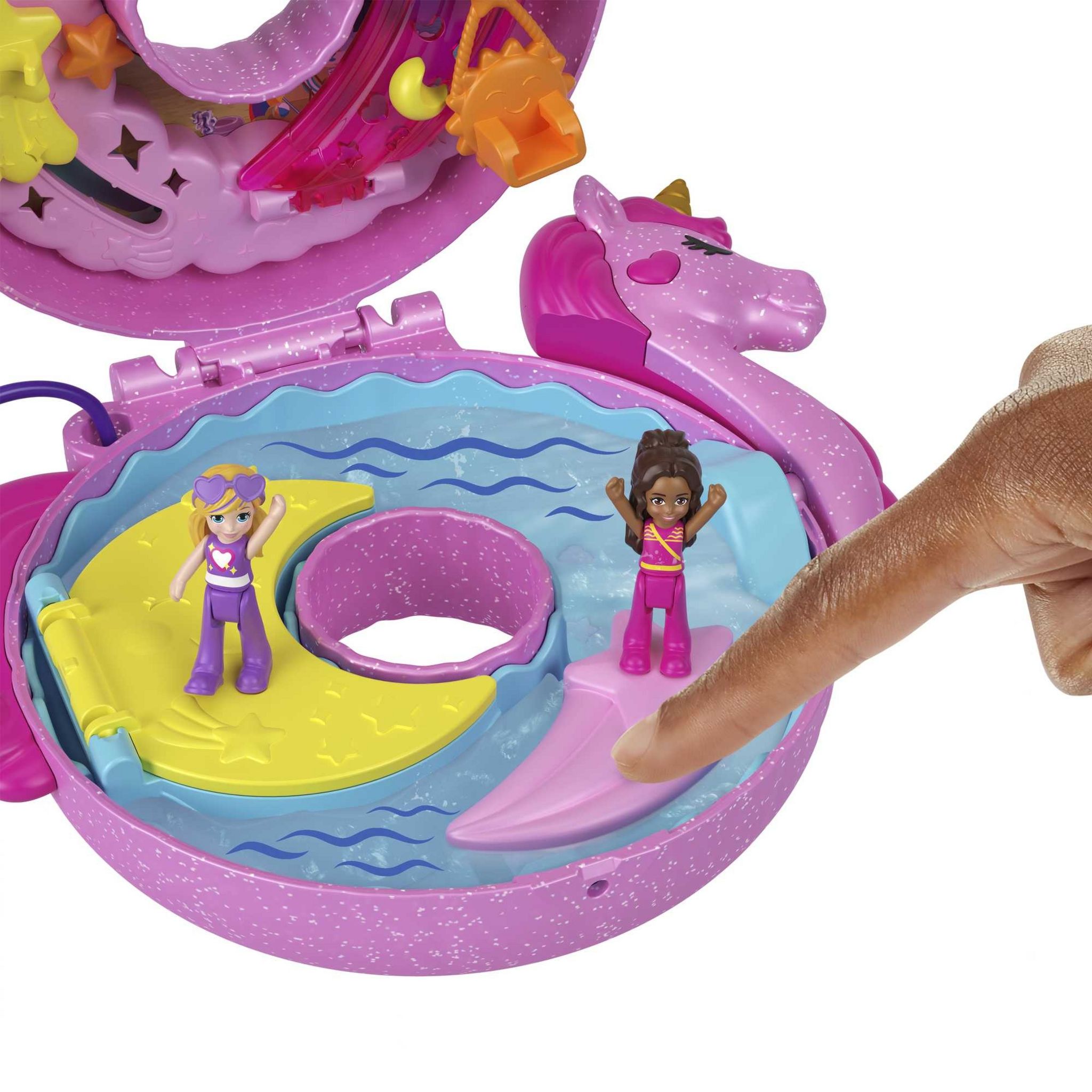 Voir la diapositive 3 : MATTEL Coffret Bouée Licorne Polly Pocket