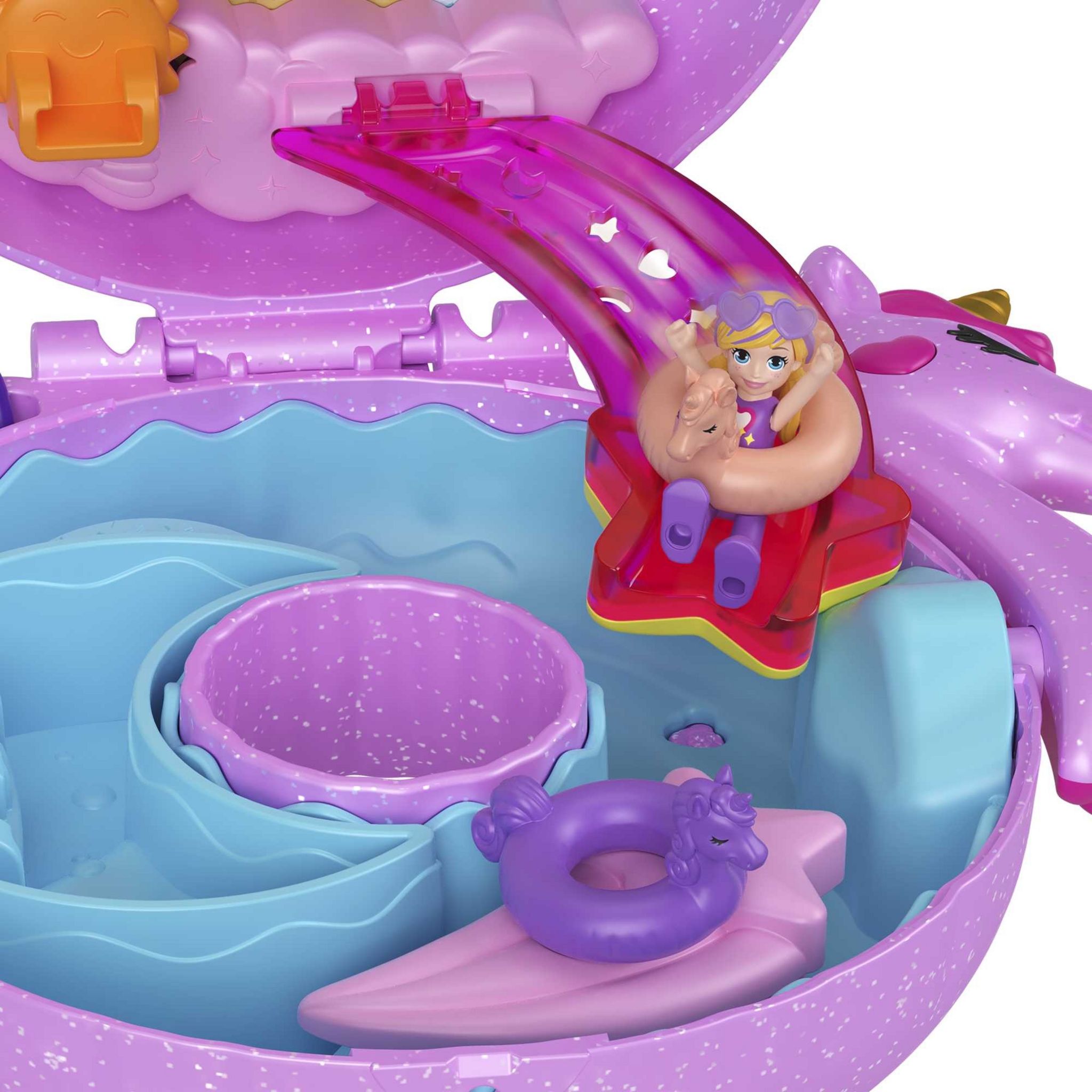 Voir la diapositive 4 : MATTEL Coffret Bouée Licorne Polly Pocket