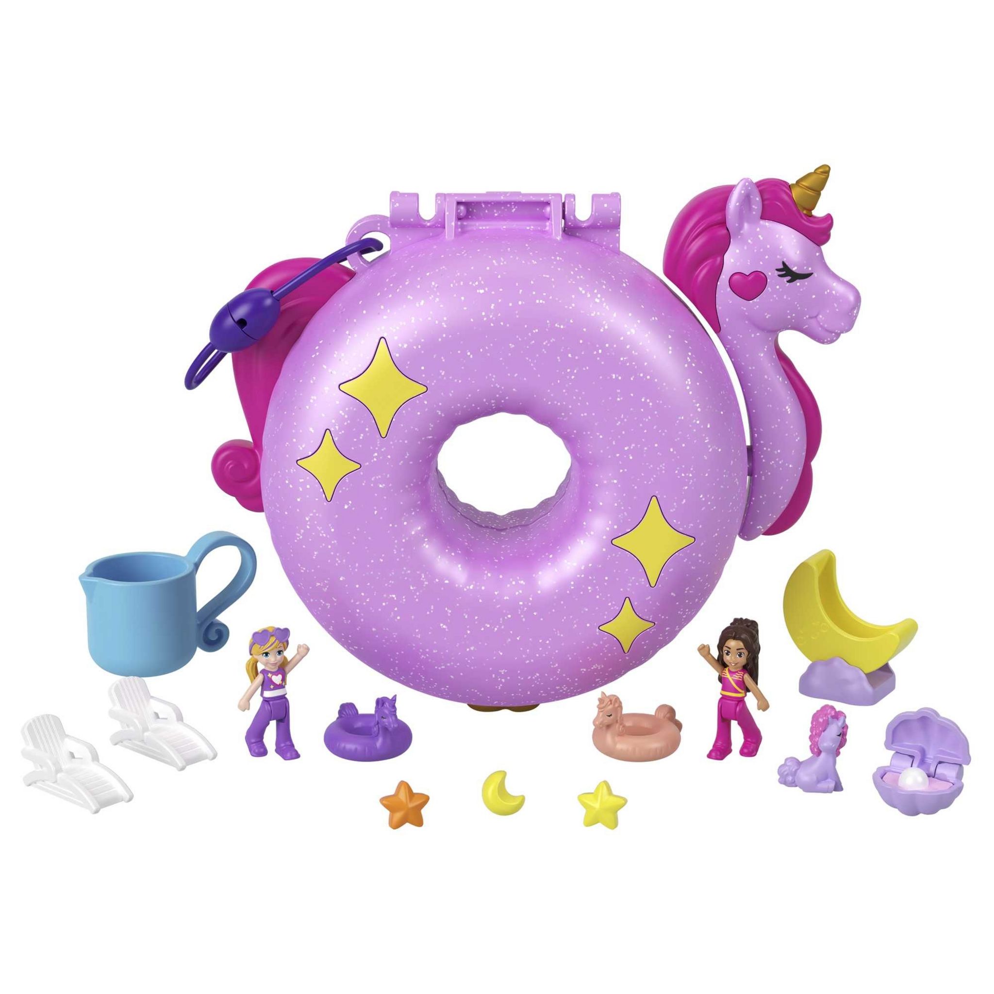 Voir la diapositive 5 : MATTEL Coffret Bouée Licorne Polly Pocket