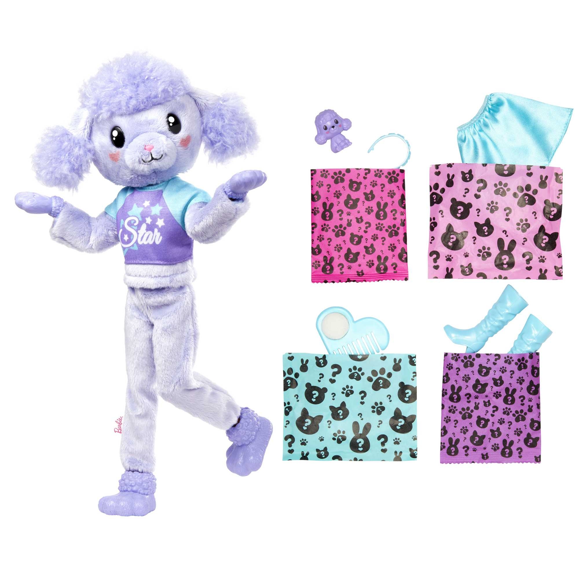 Voir la diapositive 5 : MATTEL Poupée Barbie Cutie Reveal Caniche