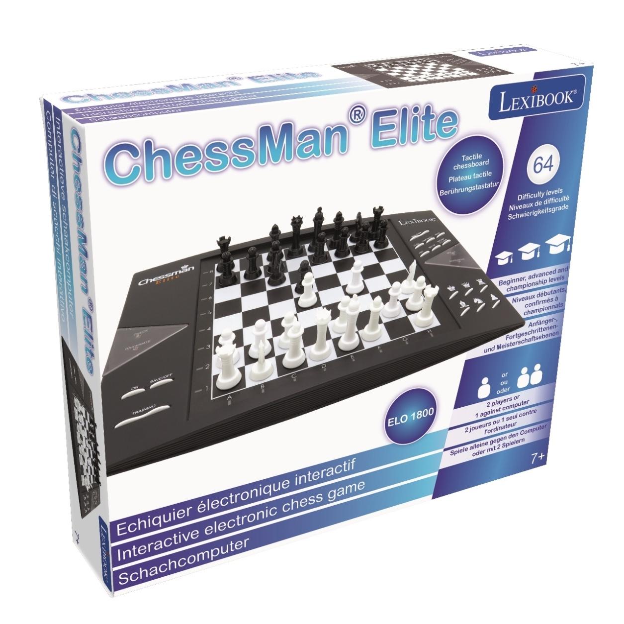 Voir la diapositive 3 : LEXIBOOK Jeu d'Échecs Chessman Élite