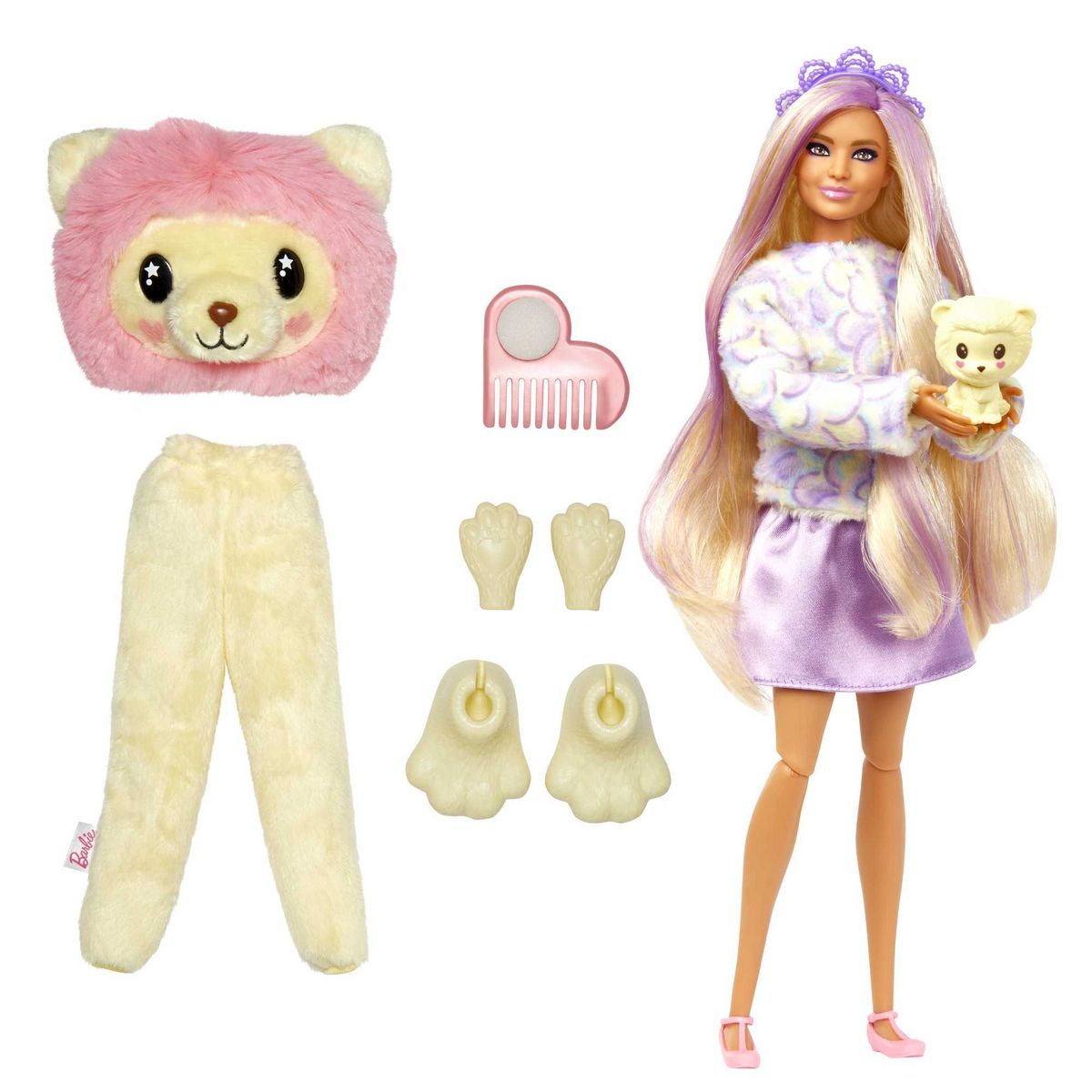 MATTEL Poupée Barbie Cutie Reveal Lion