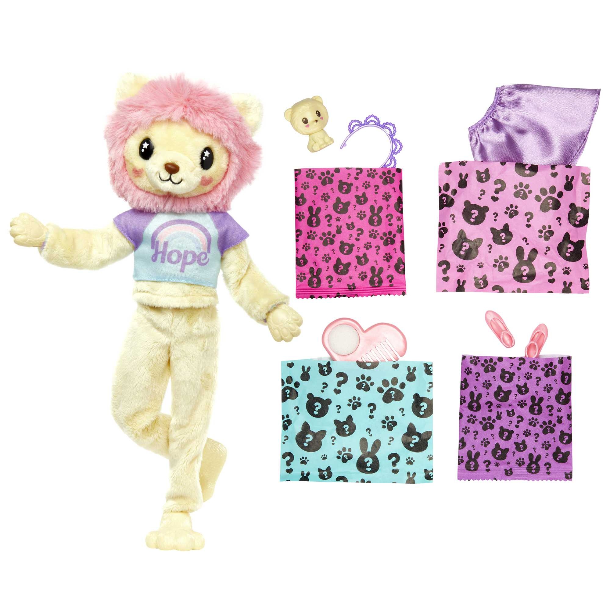 Voir la diapositive 6 : MATTEL Poupée Barbie Cutie Reveal Lion