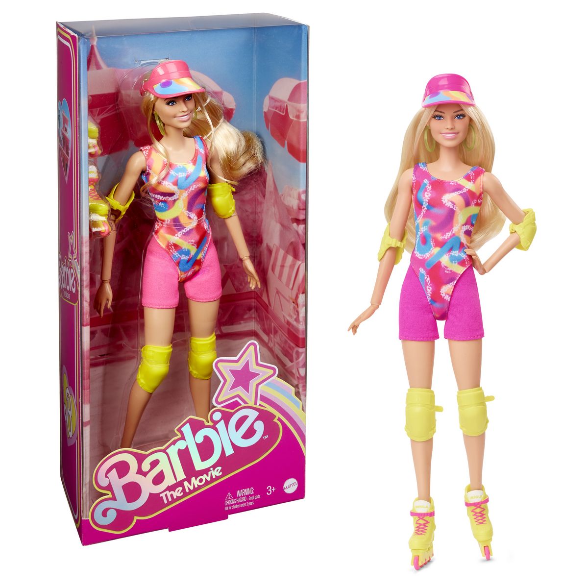 MATTEL Poupée Barbie le Film Roller Skate et accessoires