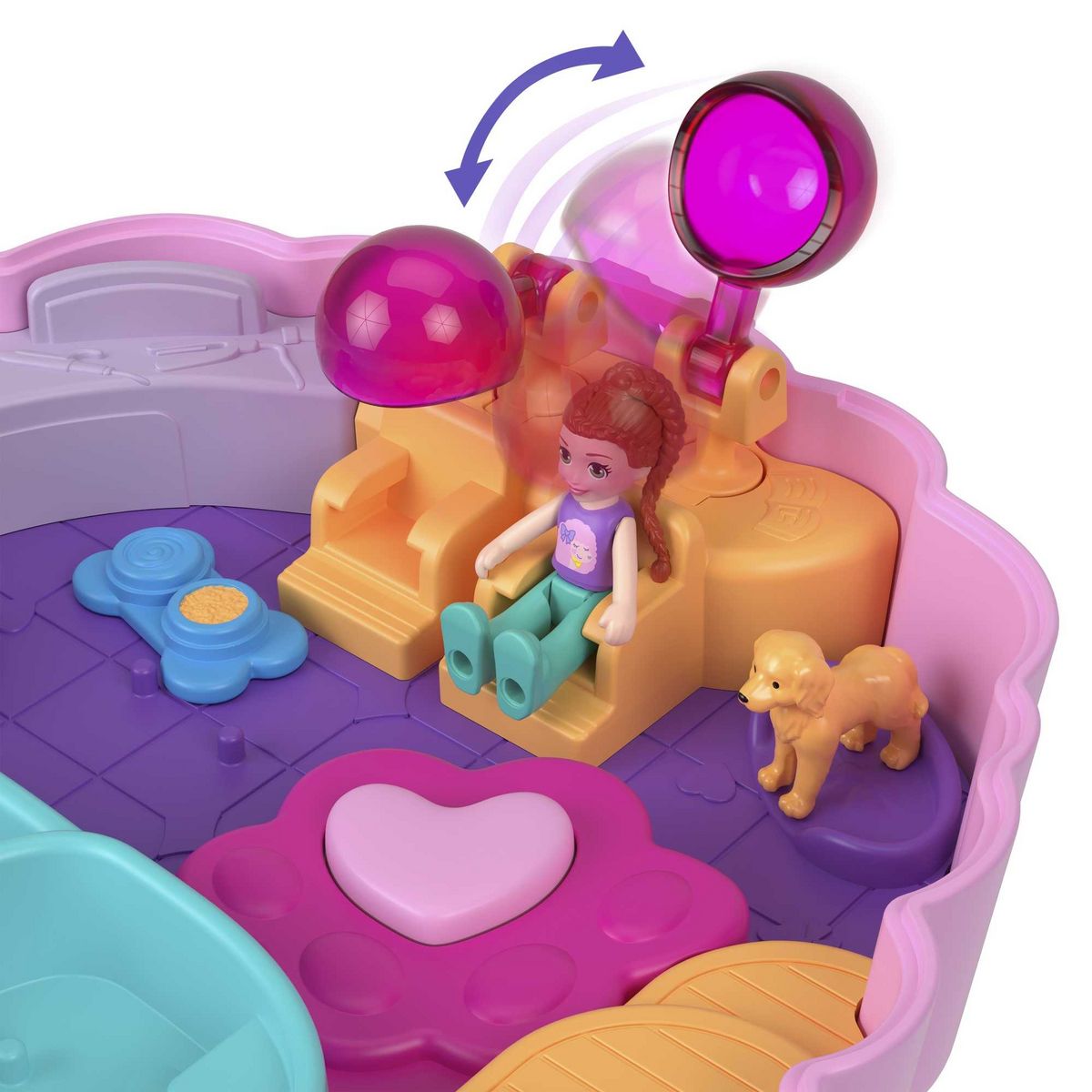 MATTEL Coffret Caniche au SPA Polly Pocket