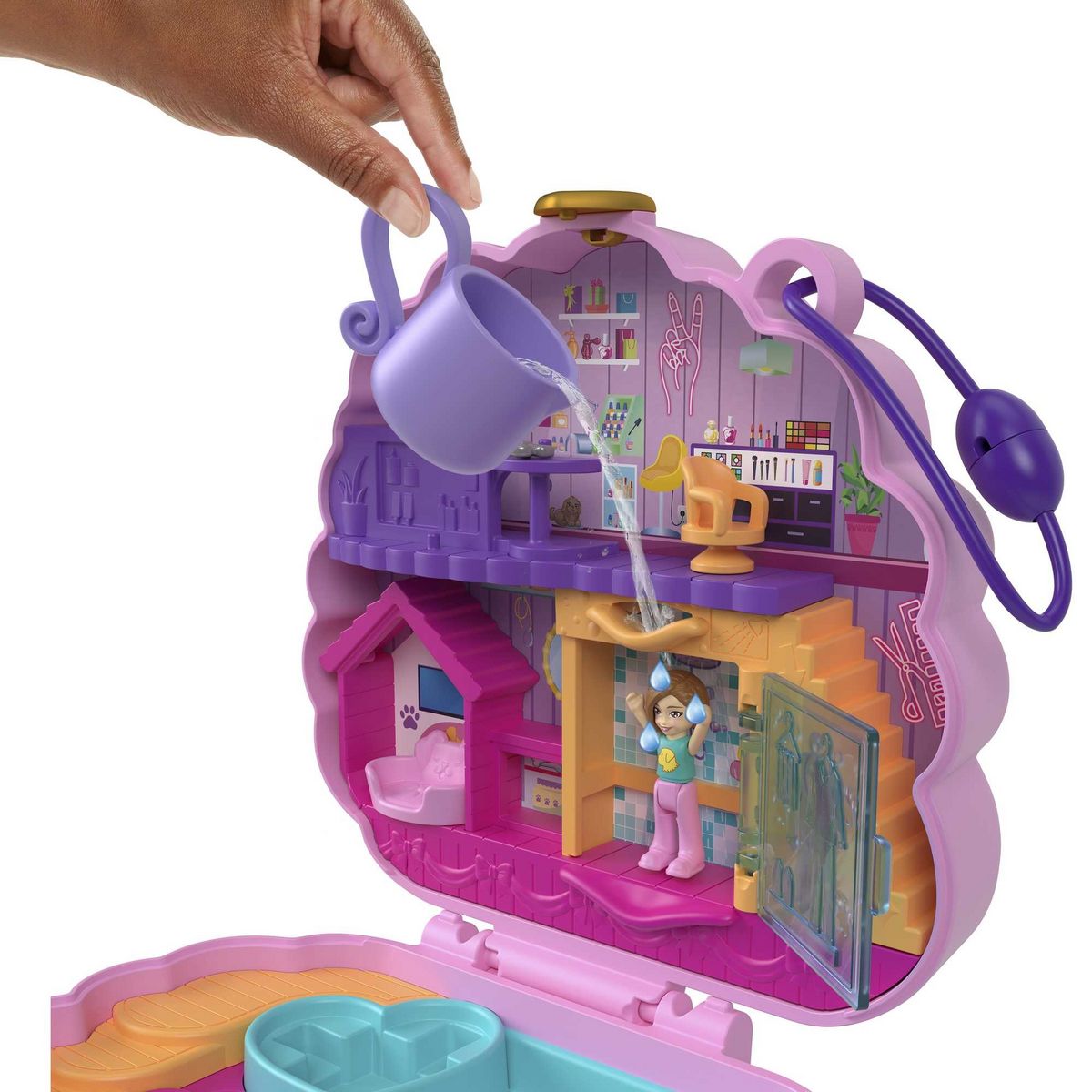 MATTEL Coffret Caniche au SPA Polly Pocket
