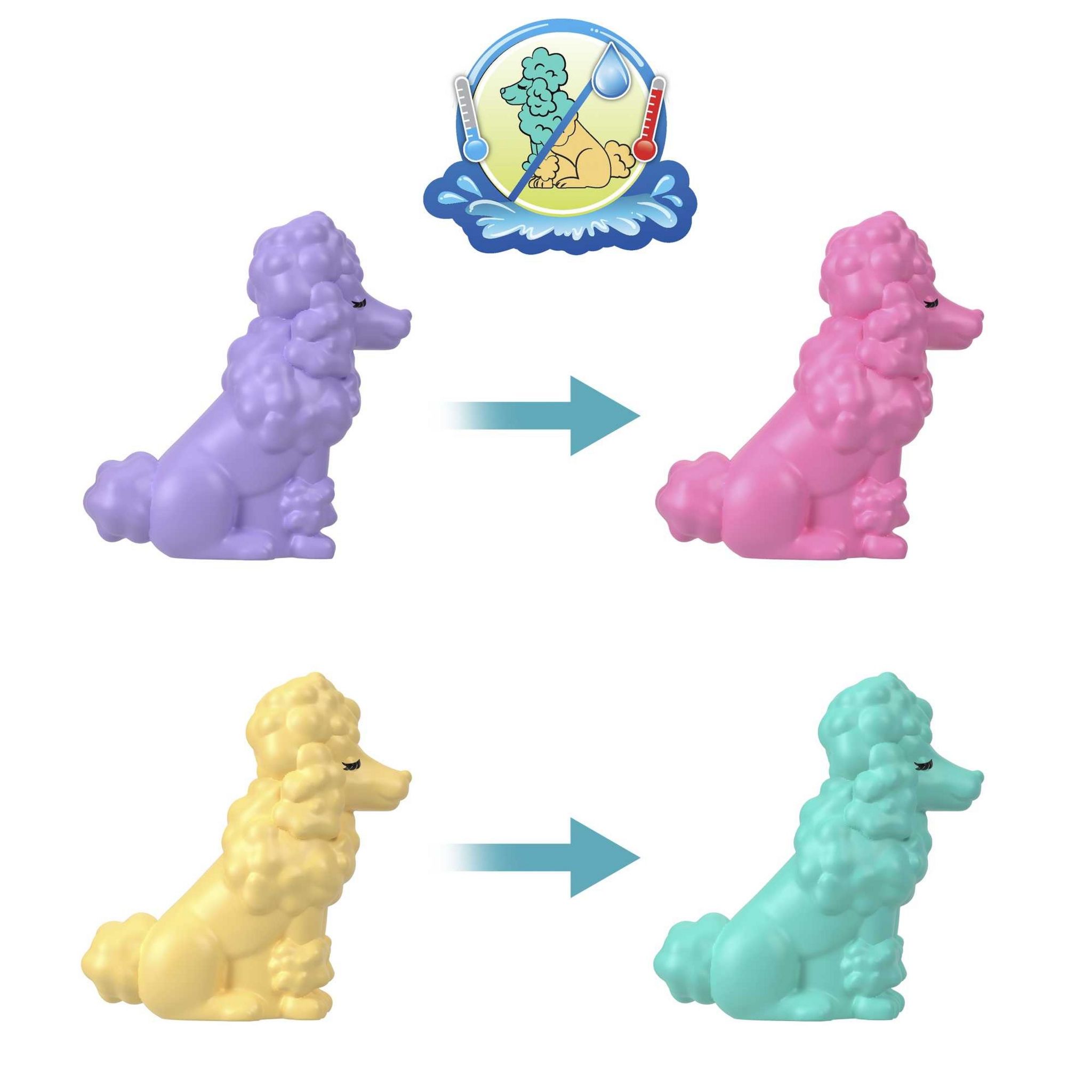 Voir la diapositive 5 : MATTEL Coffret Caniche au SPA Polly Pocket