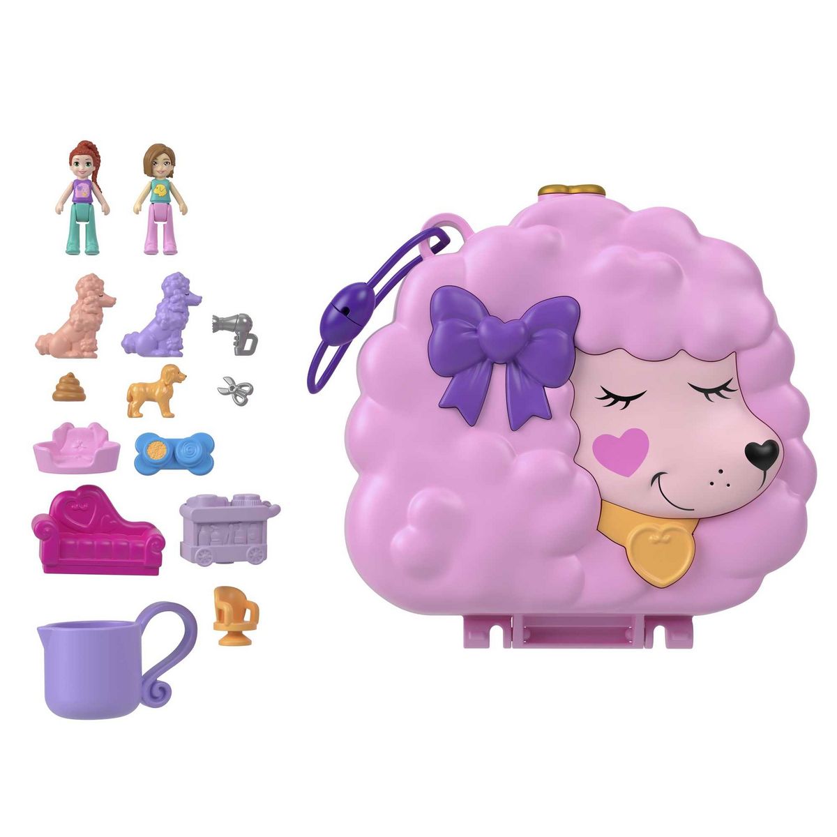 MATTEL Coffret Caniche au SPA Polly Pocket