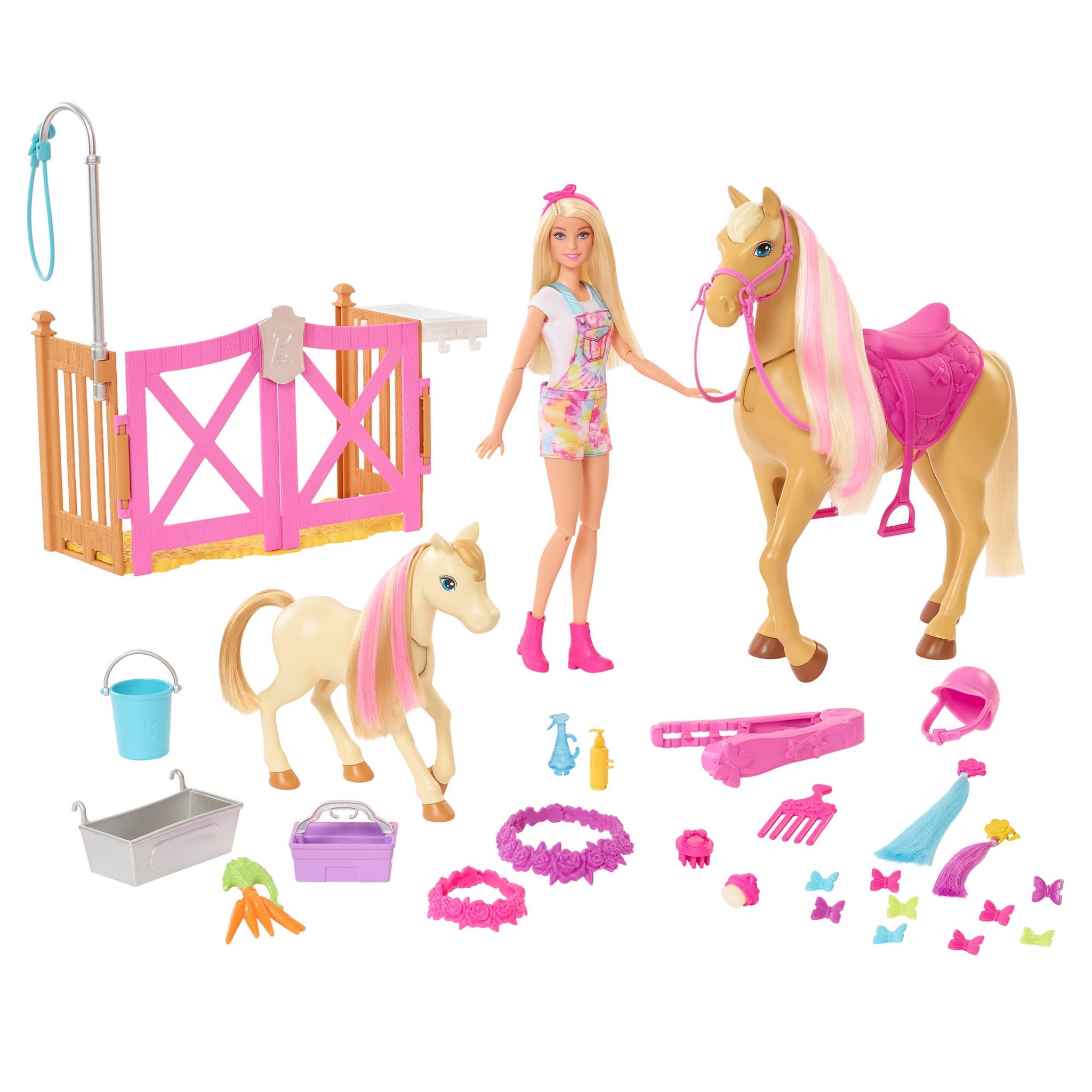 Voir la diapositive 13 : MATTEL Coffret Poupée Barbie Toilettage Des Chevaux