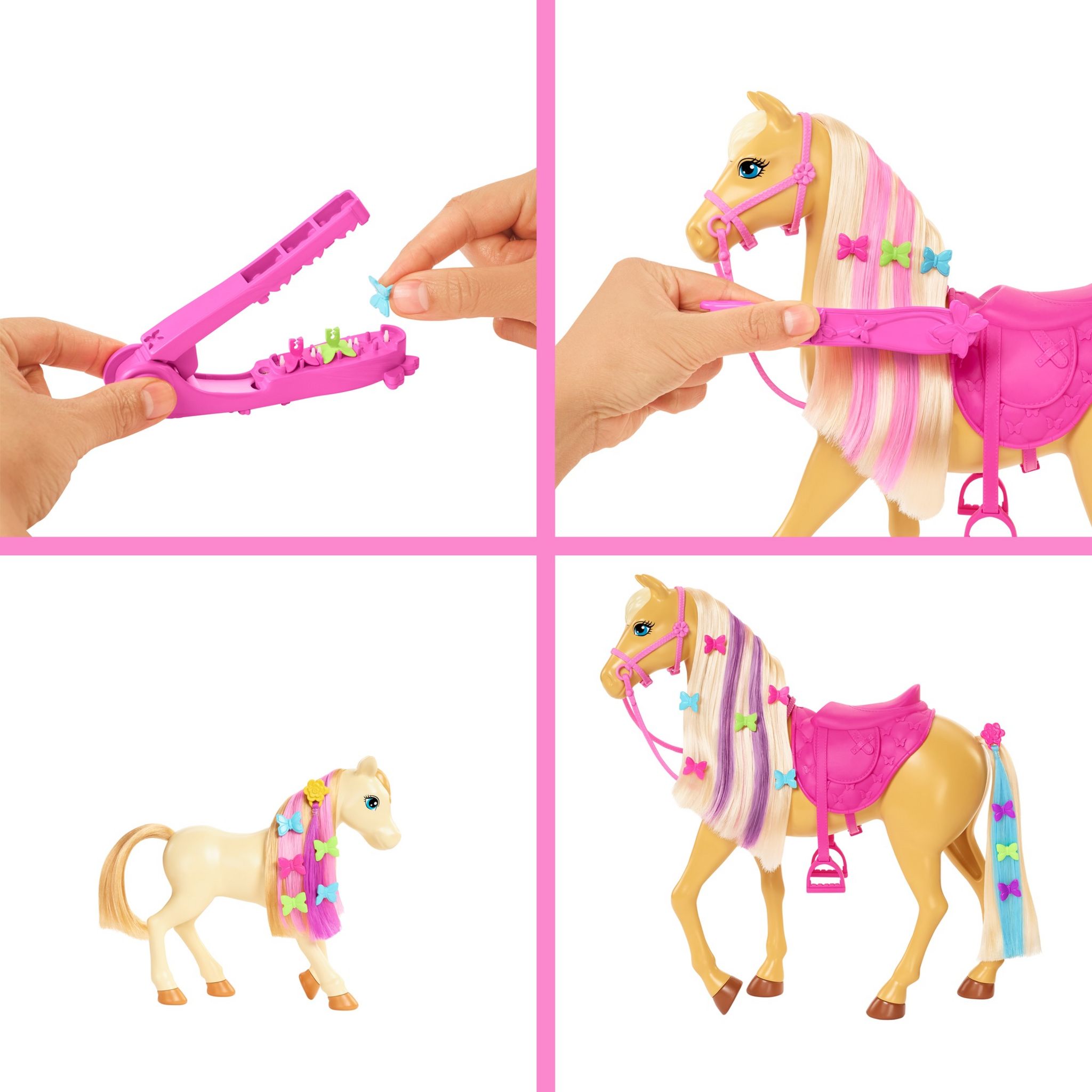 Voir la diapositive 3 : MATTEL Coffret Poupée Barbie Toilettage Des Chevaux