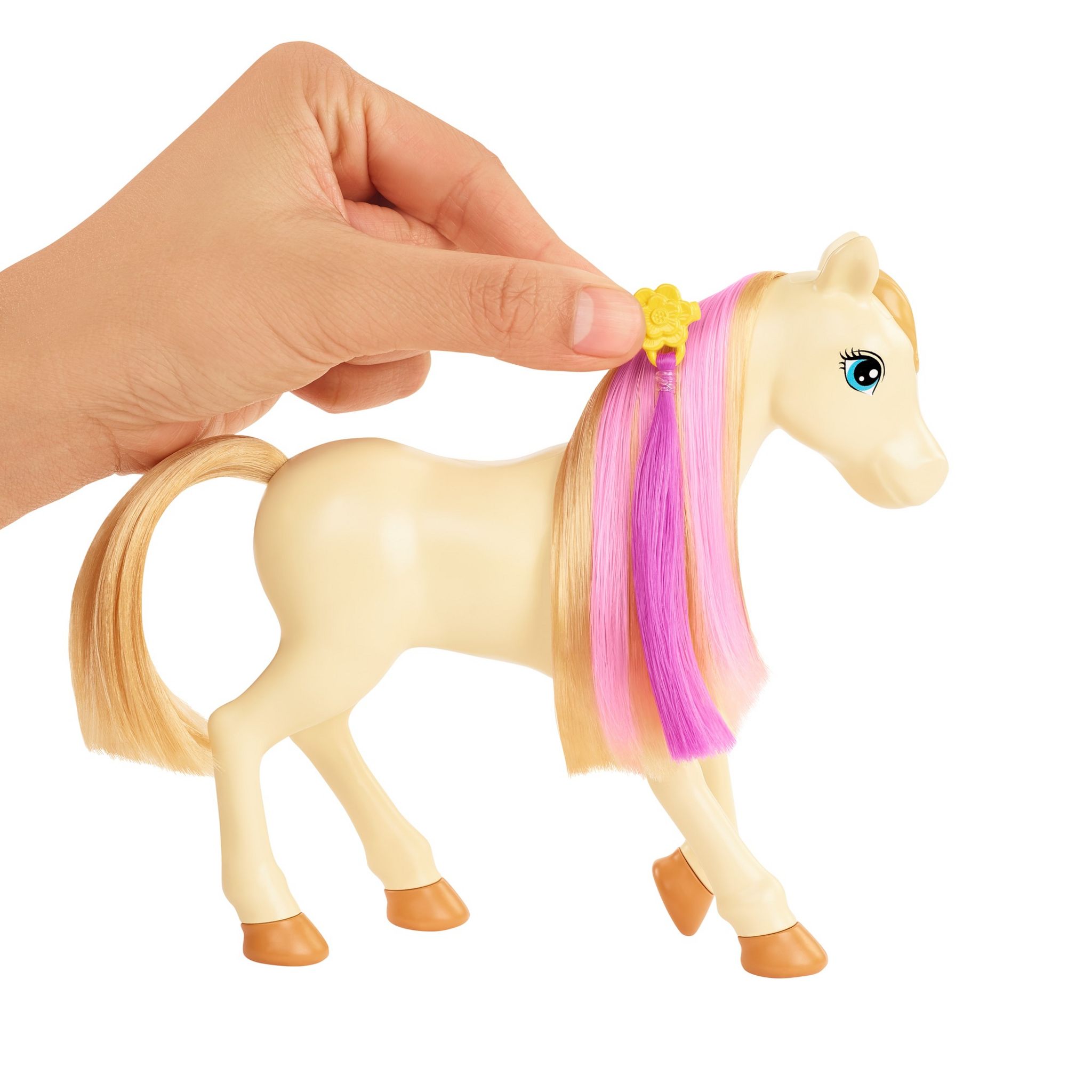 Voir la diapositive 4 : MATTEL Coffret Poupée Barbie Toilettage Des Chevaux