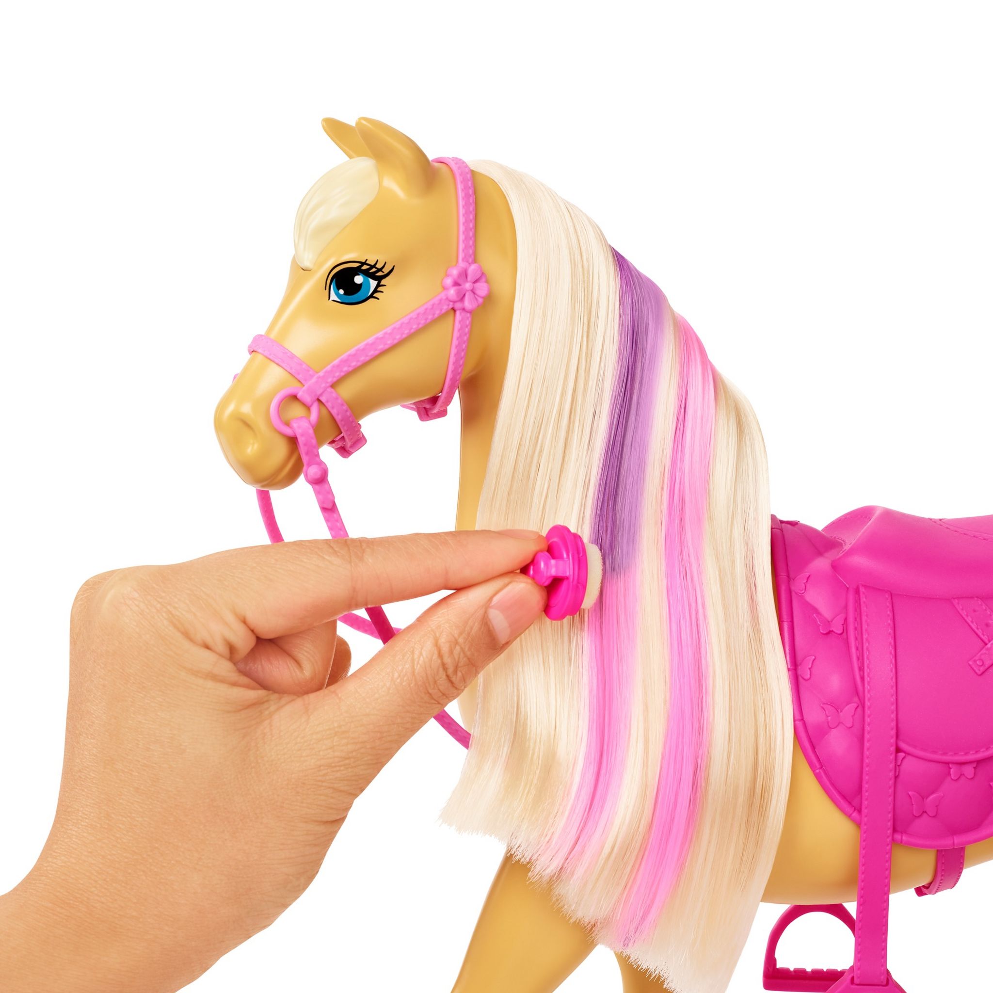 Voir la diapositive 5 : MATTEL Coffret Poupée Barbie Toilettage Des Chevaux