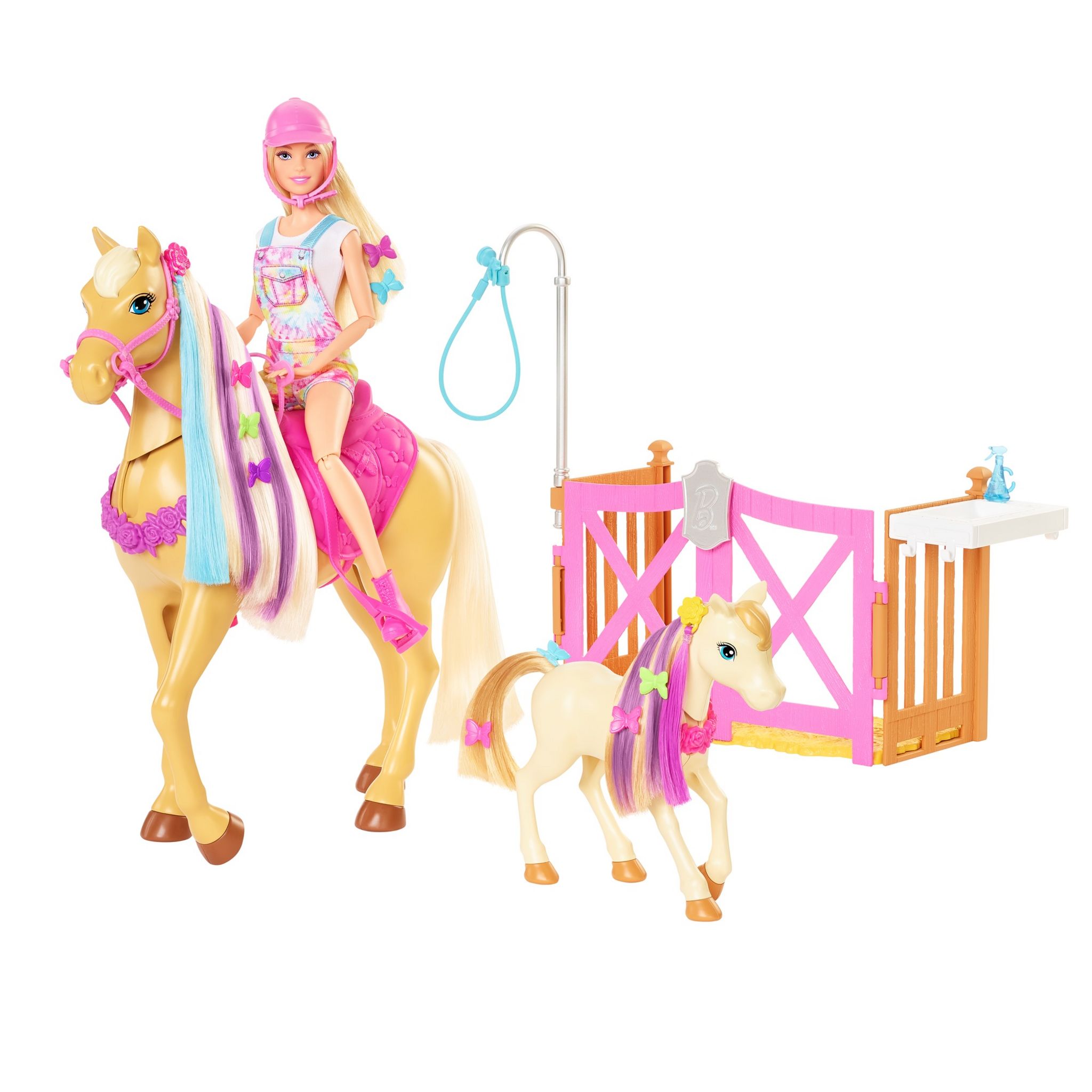 Voir la diapositive 7 : MATTEL Coffret Poupée Barbie Toilettage Des Chevaux