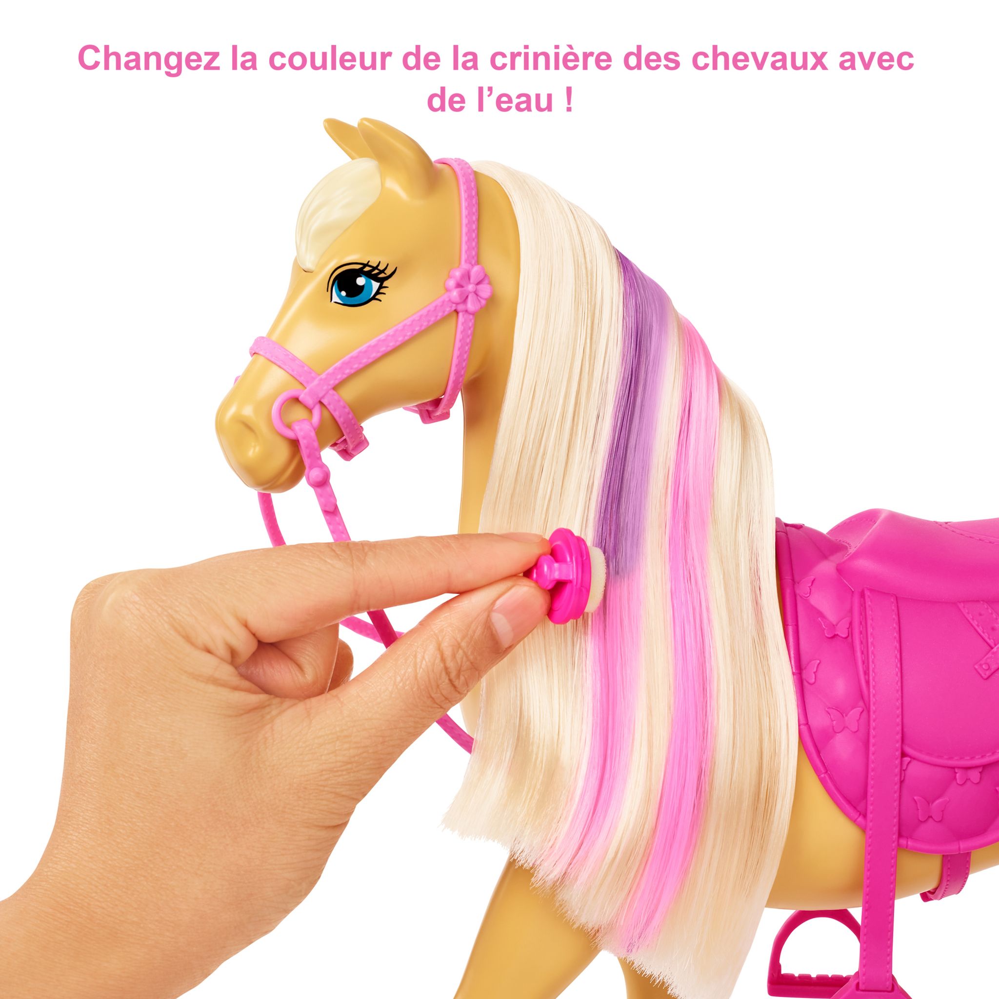 Voir la diapositive 9 : MATTEL Coffret Poupée Barbie Toilettage Des Chevaux