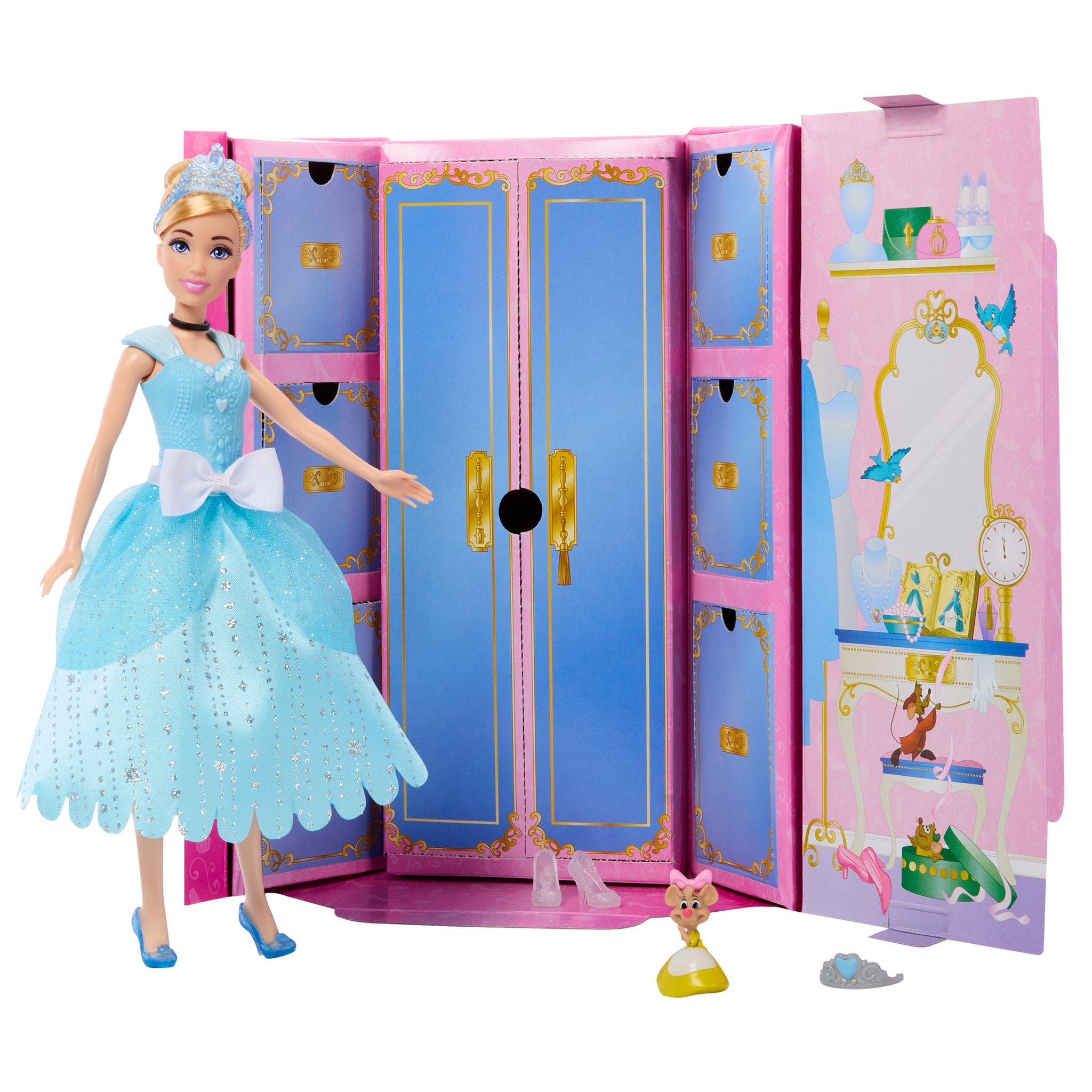 Voir la diapositive 5 : MATTEL Poupée Cendrillon surprises royales