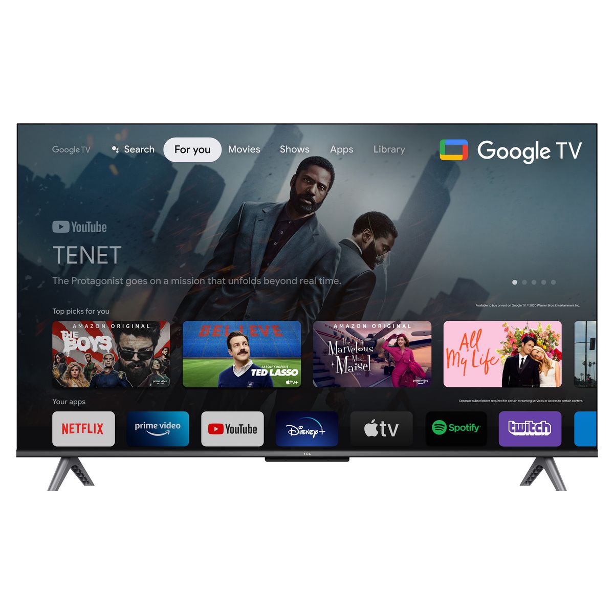 TCL 43C645 TV 4K QLED UHD 108 cm Smart TV