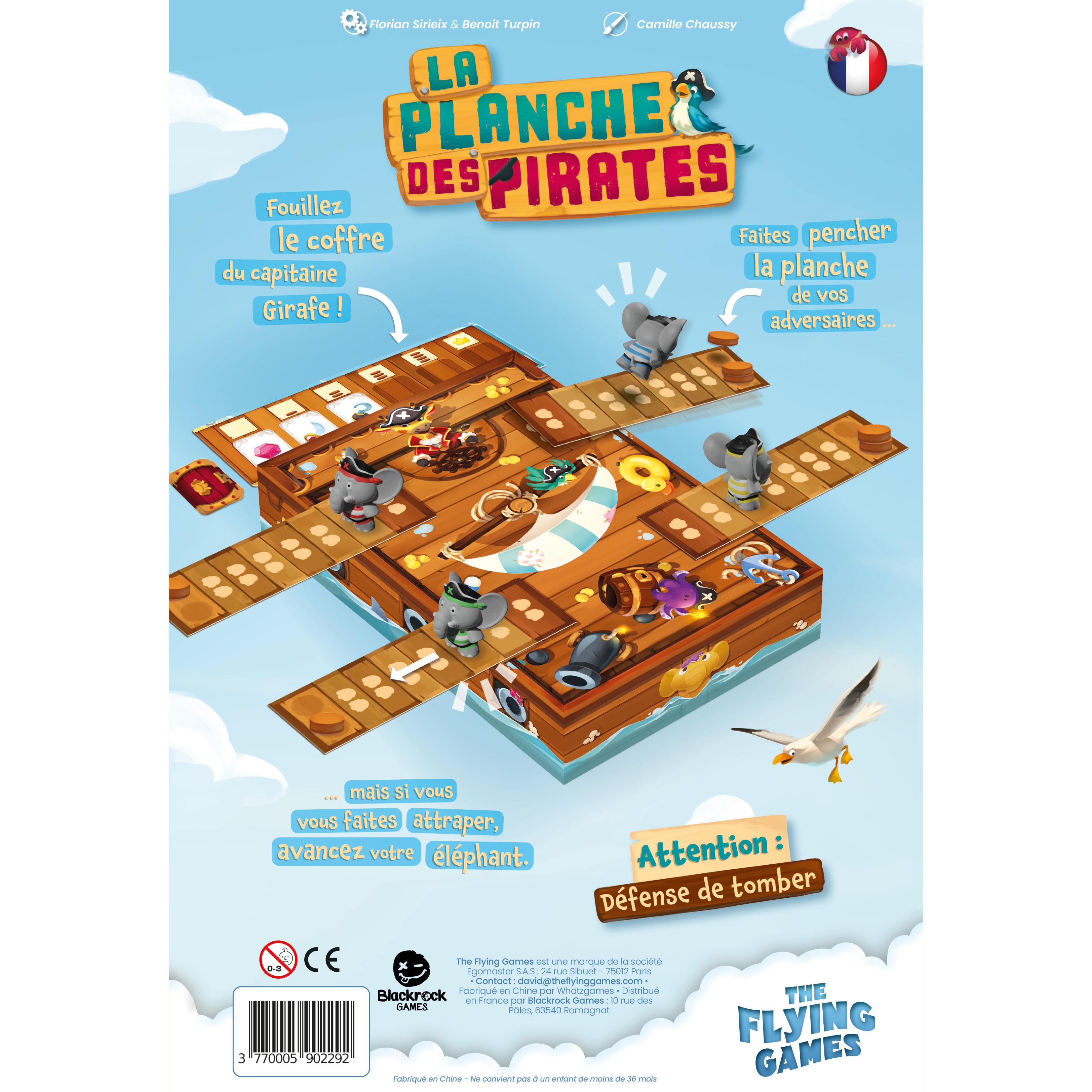 Voir la diapositive 5 : BLACKROCK GAMES La planche des pirates
