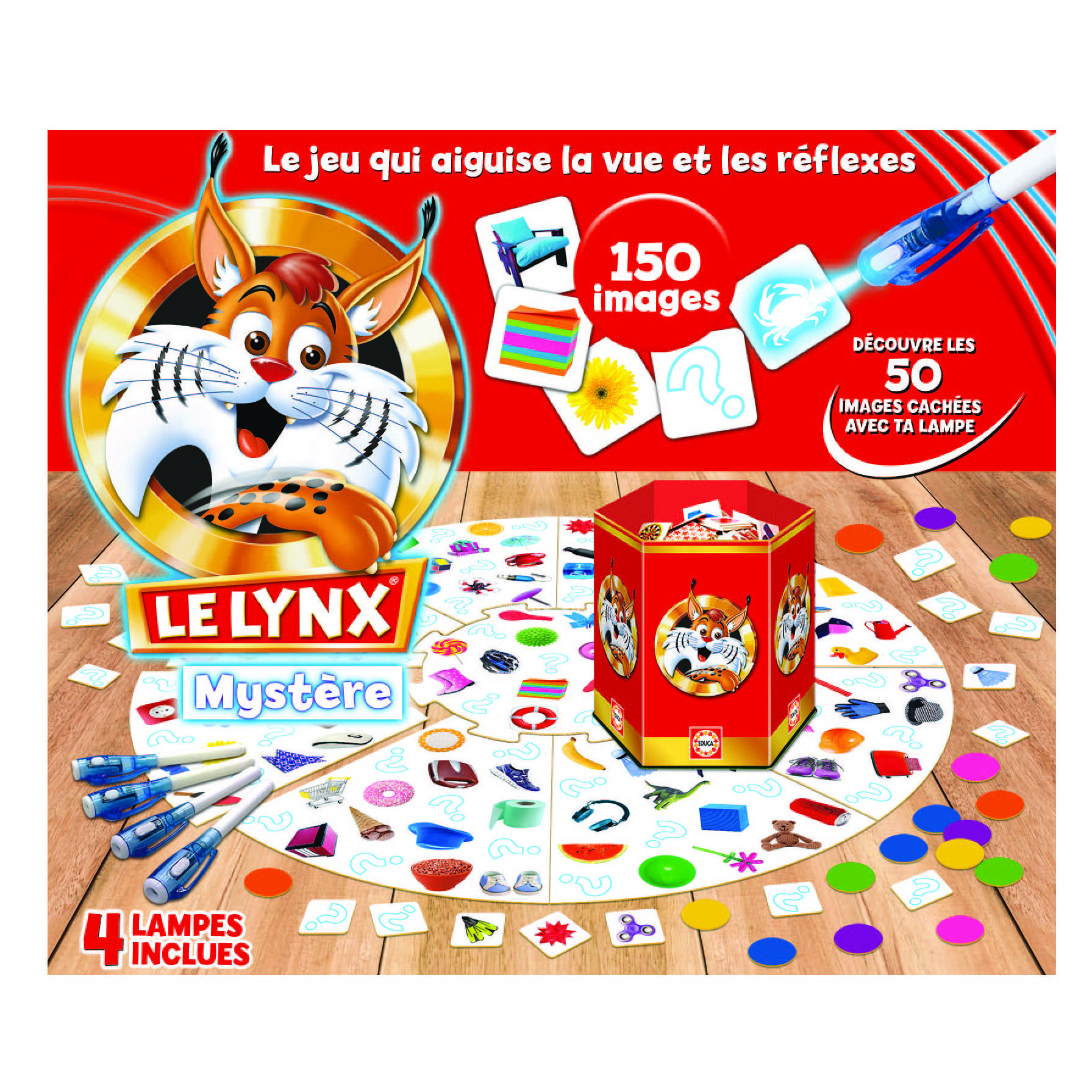 Voir la diapositive 2 : EDUCA Le Lynx Mystère 150 images