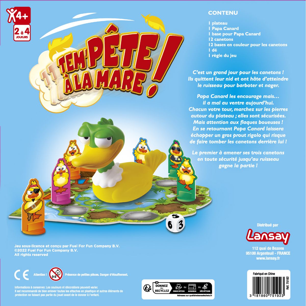 LANSAY Jeu Tem'Pête à la mare