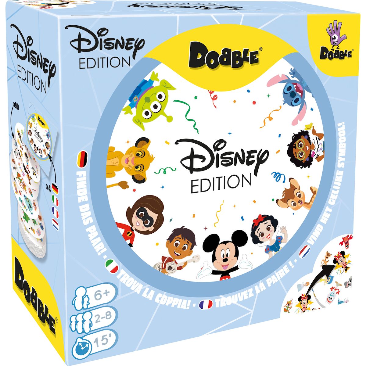ASMODEE Jeu Dobble Disney 100 Ans Clutchbox Pas Cher Auchan fr