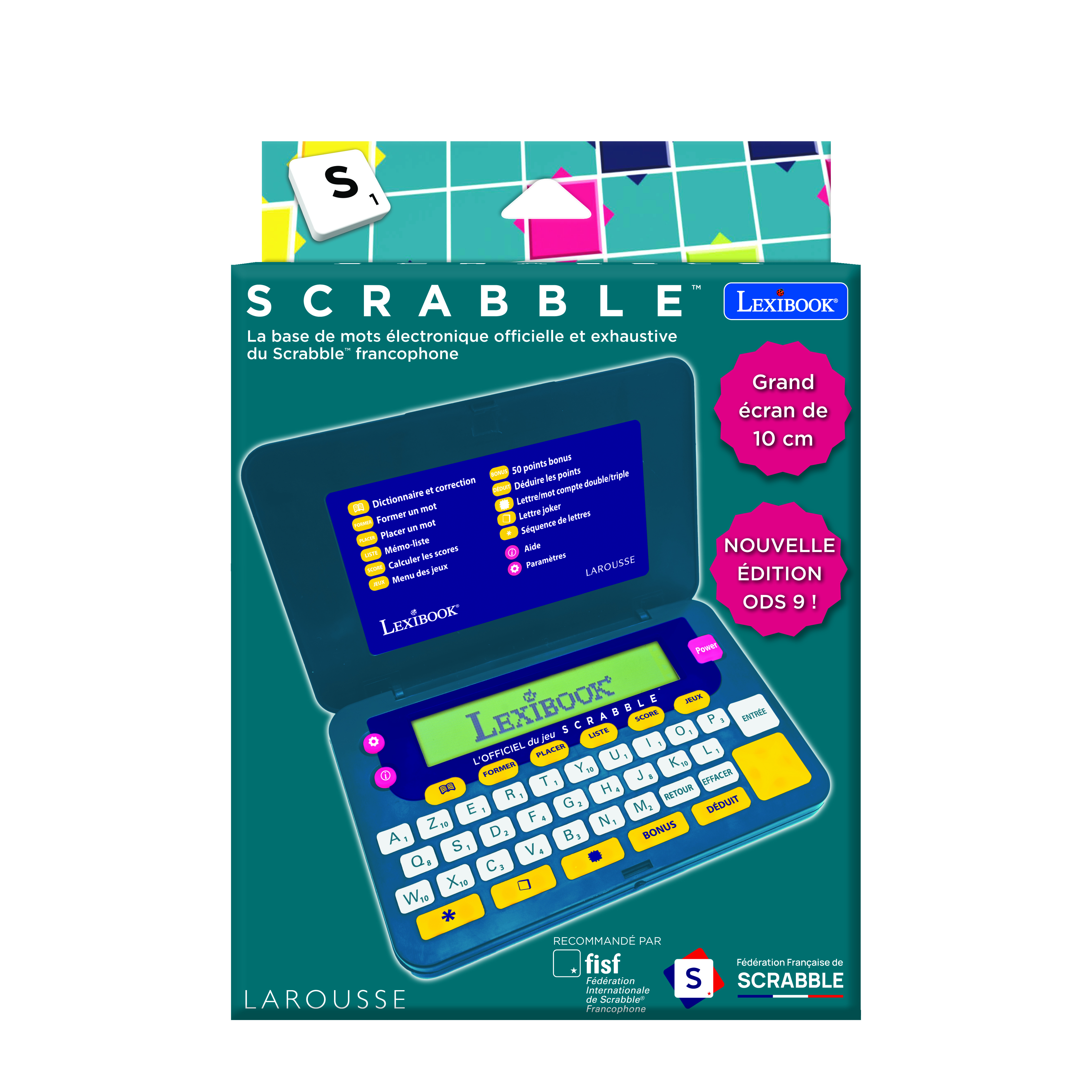 Voir la diapositive 5 : LEXIBOOK Dico électronique du scrabble