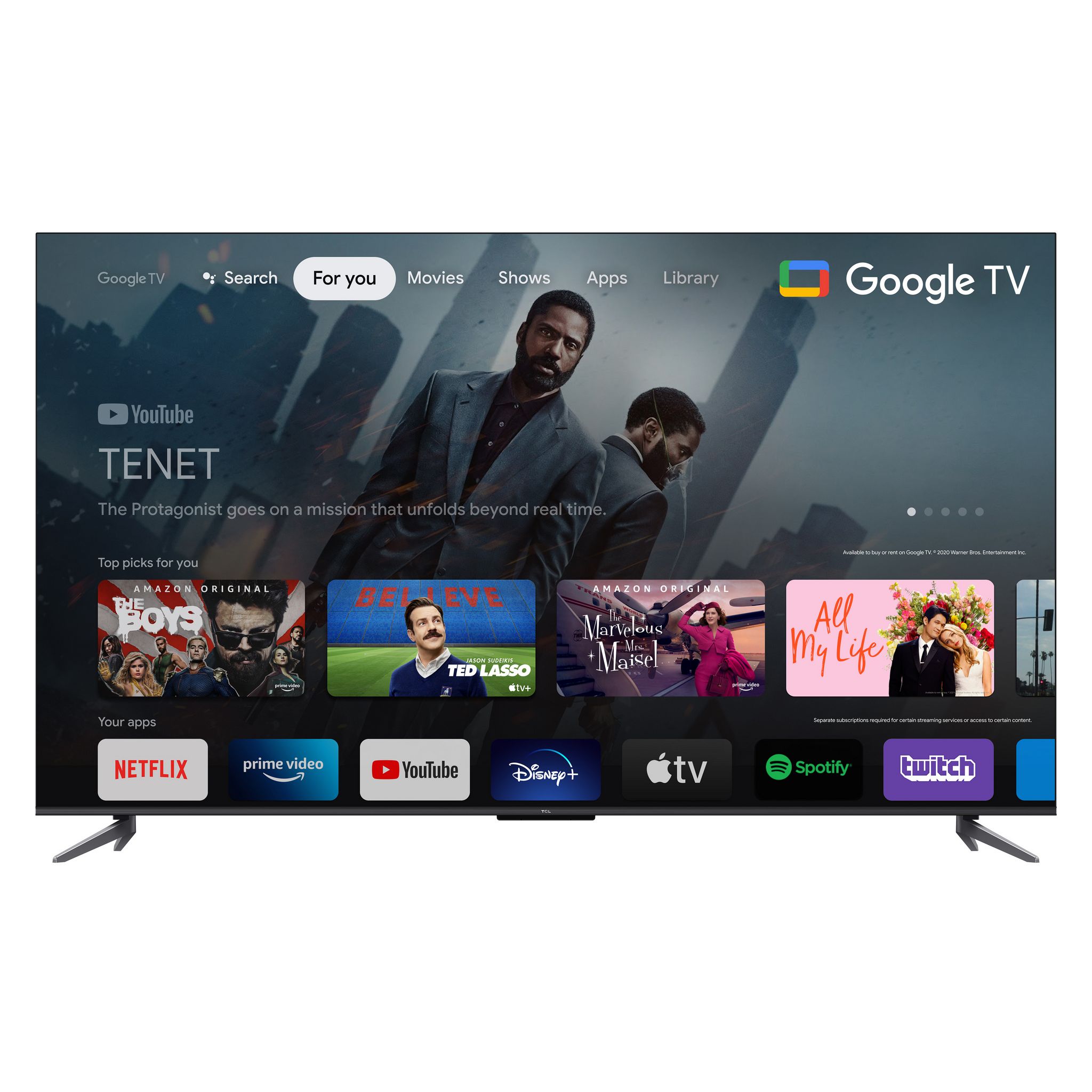 Voir la diapositive 2 : TCL 65C645 TV QLED 4K Ultra HD 165 cm Smart TV