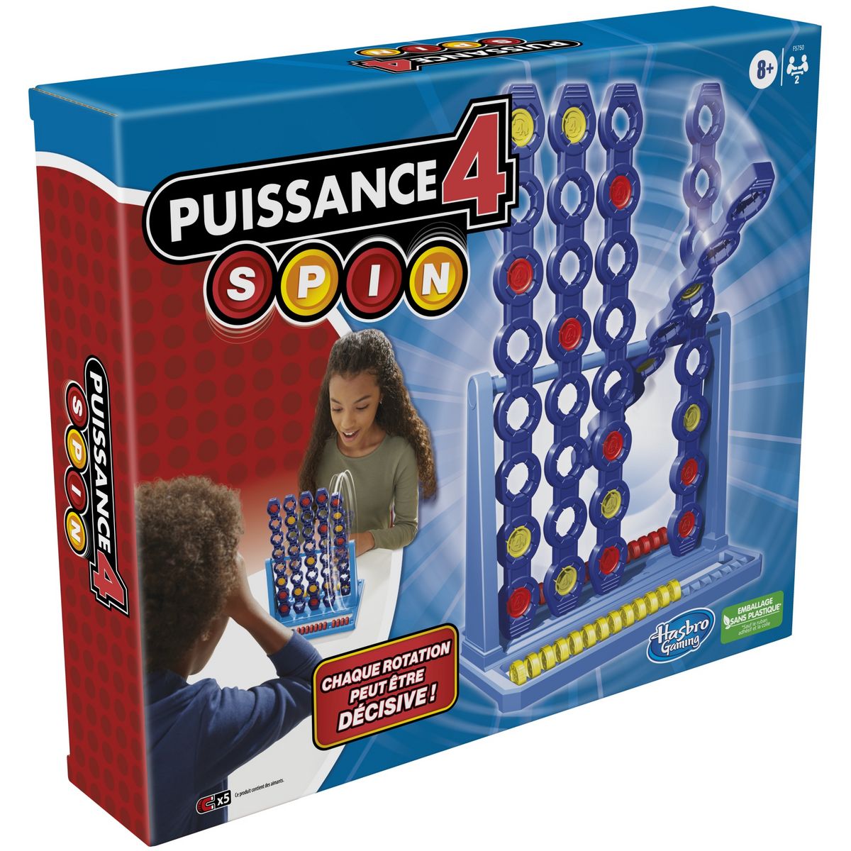 HASBRO Jeu Puissance 4 SPIN