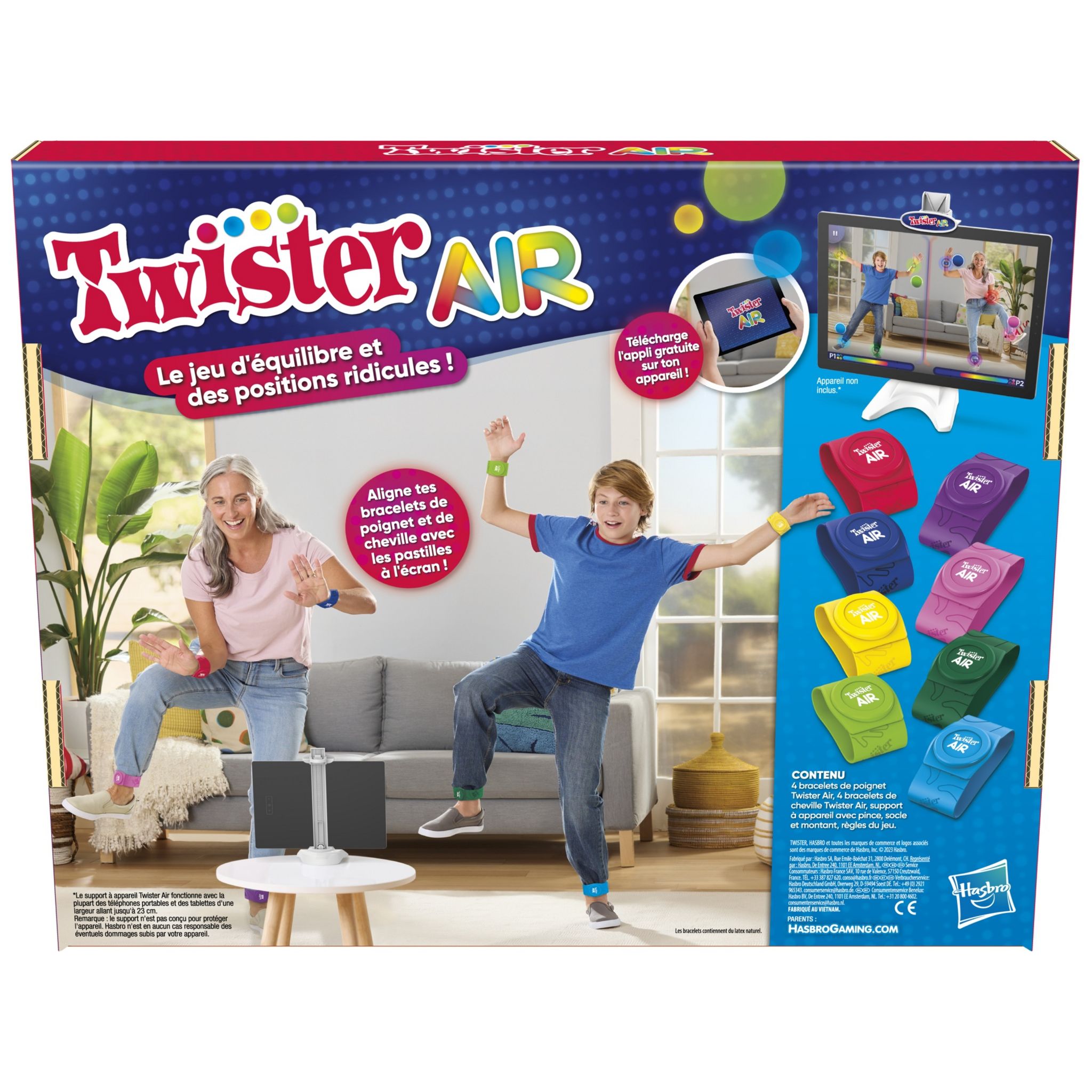 Voir la diapositive 2 : HASBRO Jeu Twister Air