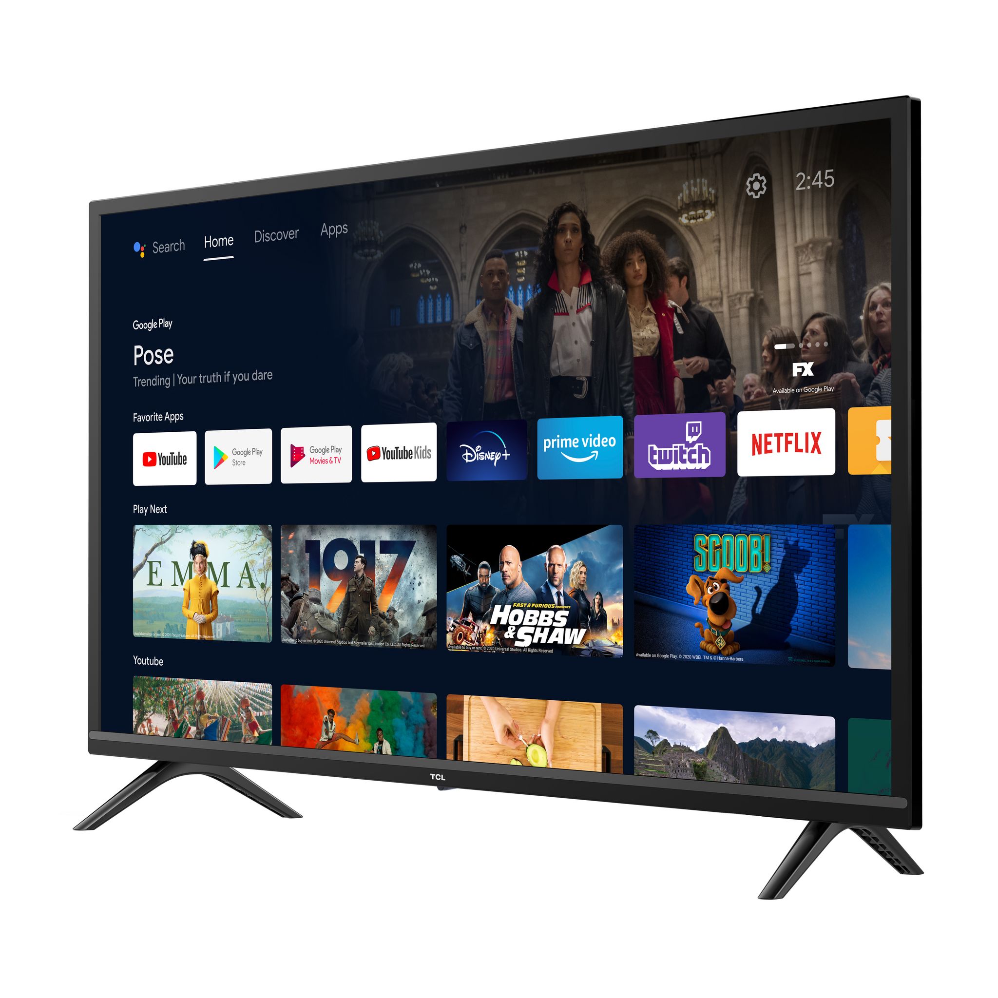 Voir la diapositive 4 : TCL 32S5403 TV LED HD HDR 80 cm Android TV