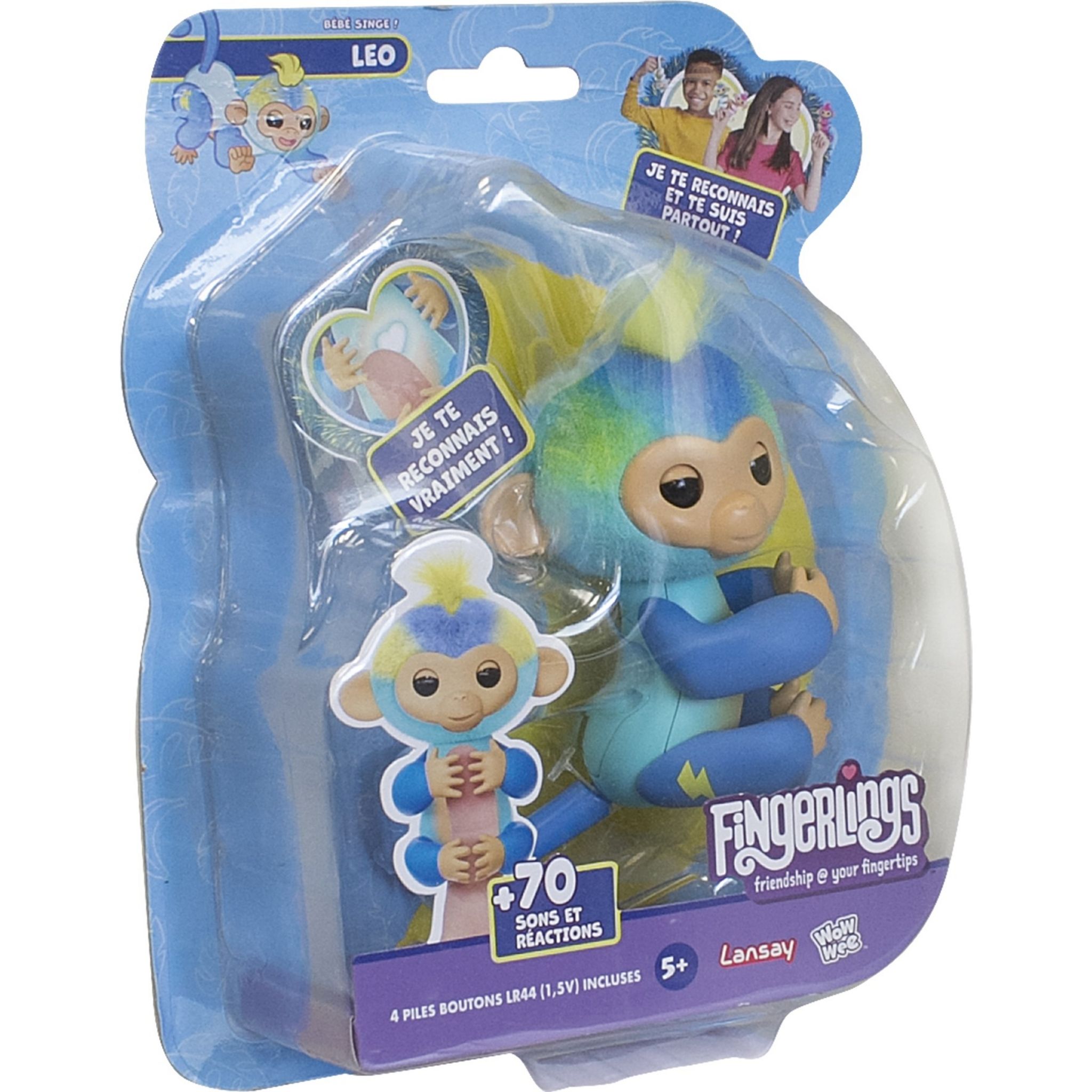 Voir la diapositive 7 : LANSAY Fingerlings singe Leo