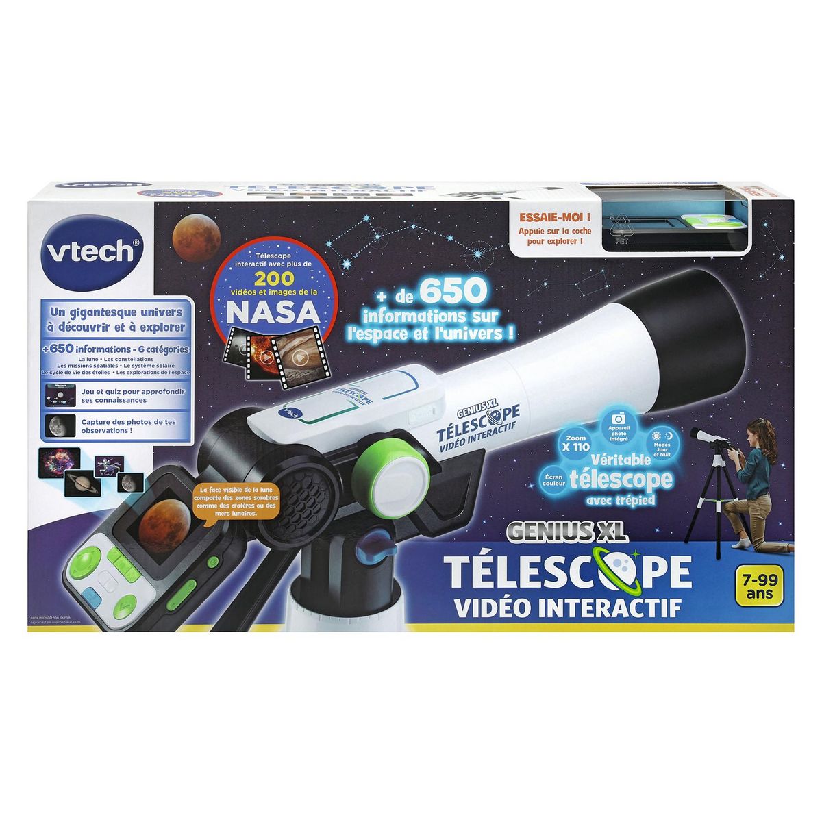 VTECH Télescope Vidéo Interactif - Genius XL