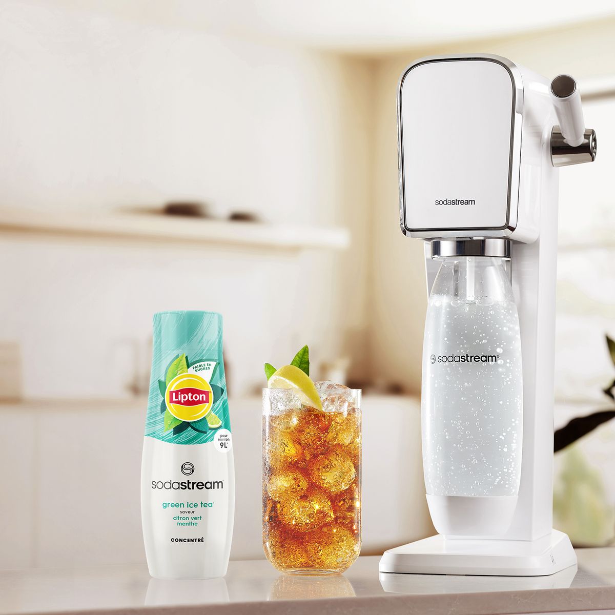 SODASTREAM Concentré pour soda Green Ice Tea Menthe