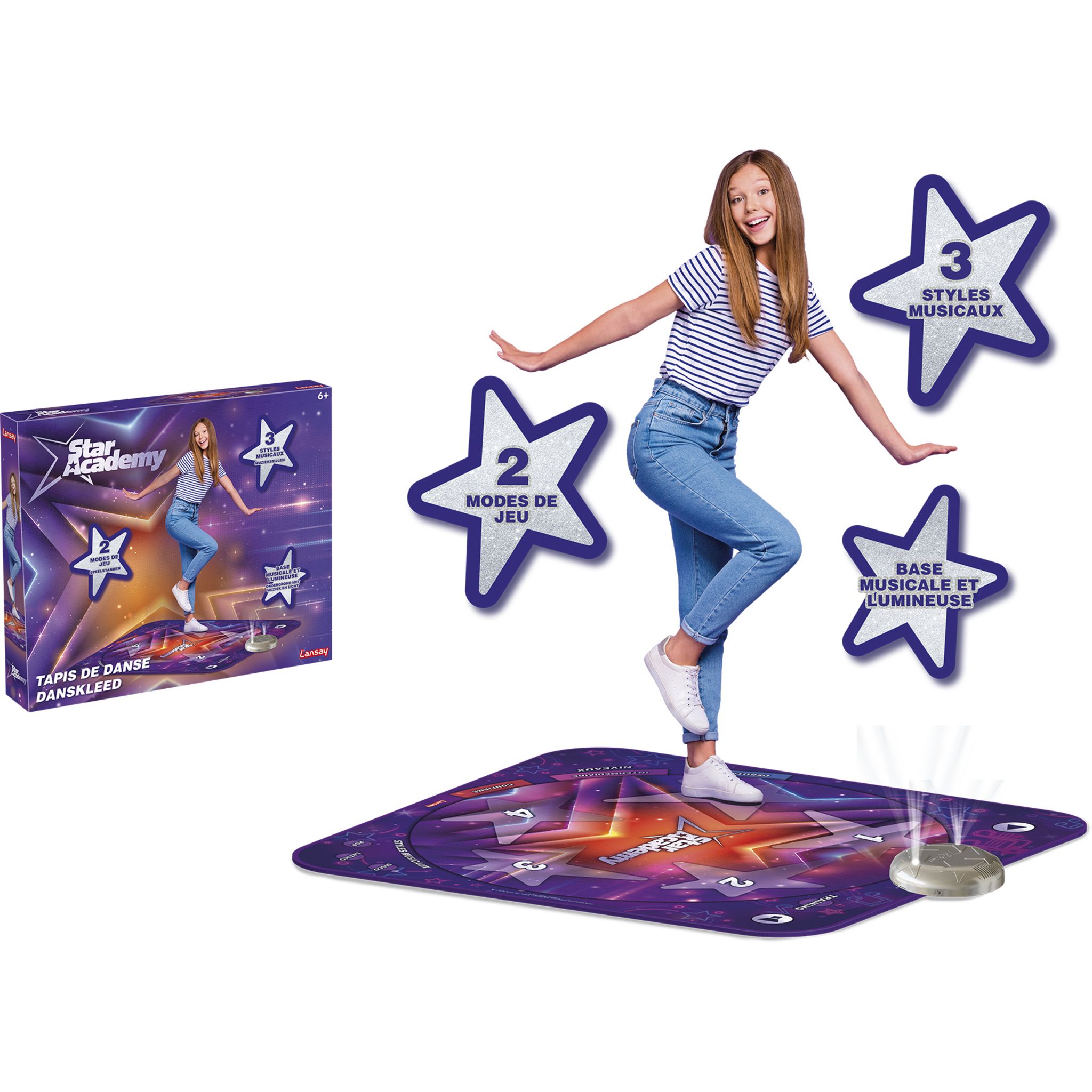 Voir la diapositive 2 : LANSAY Star academy - Tapis de danse