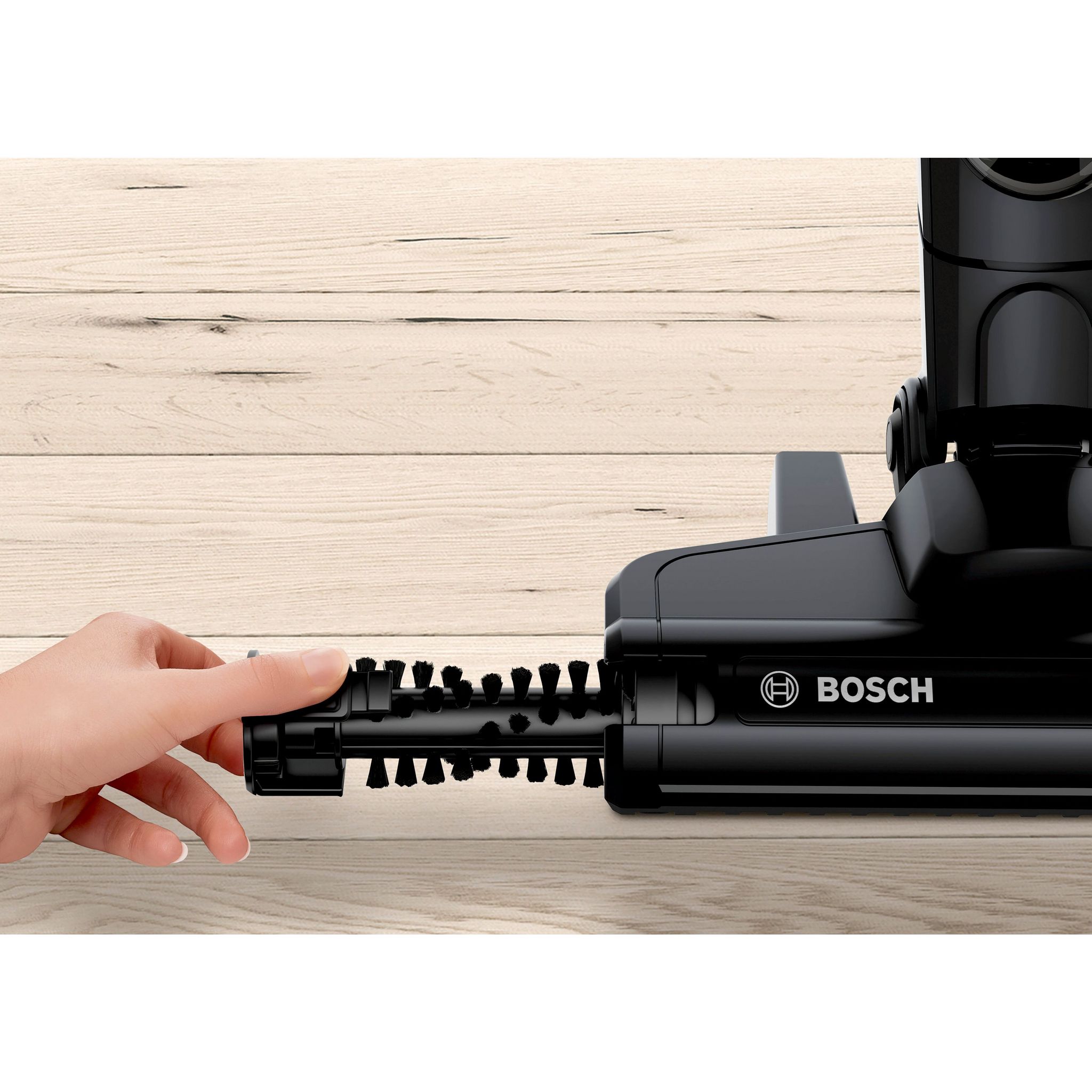 Voir la diapositive 8 : BOSCH Aspirateur balai sans sac 2 en 1 BCHF216B - Noir