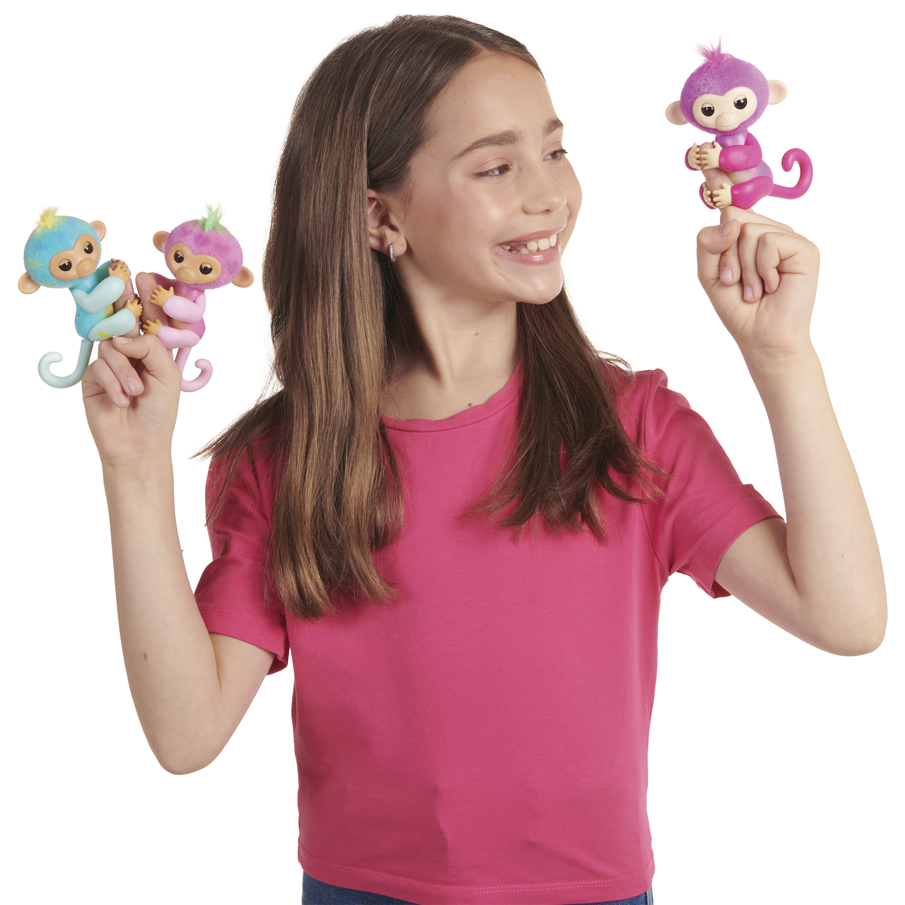 Voir la diapositive 2 : LANSAY Fingerlings singe Harmony