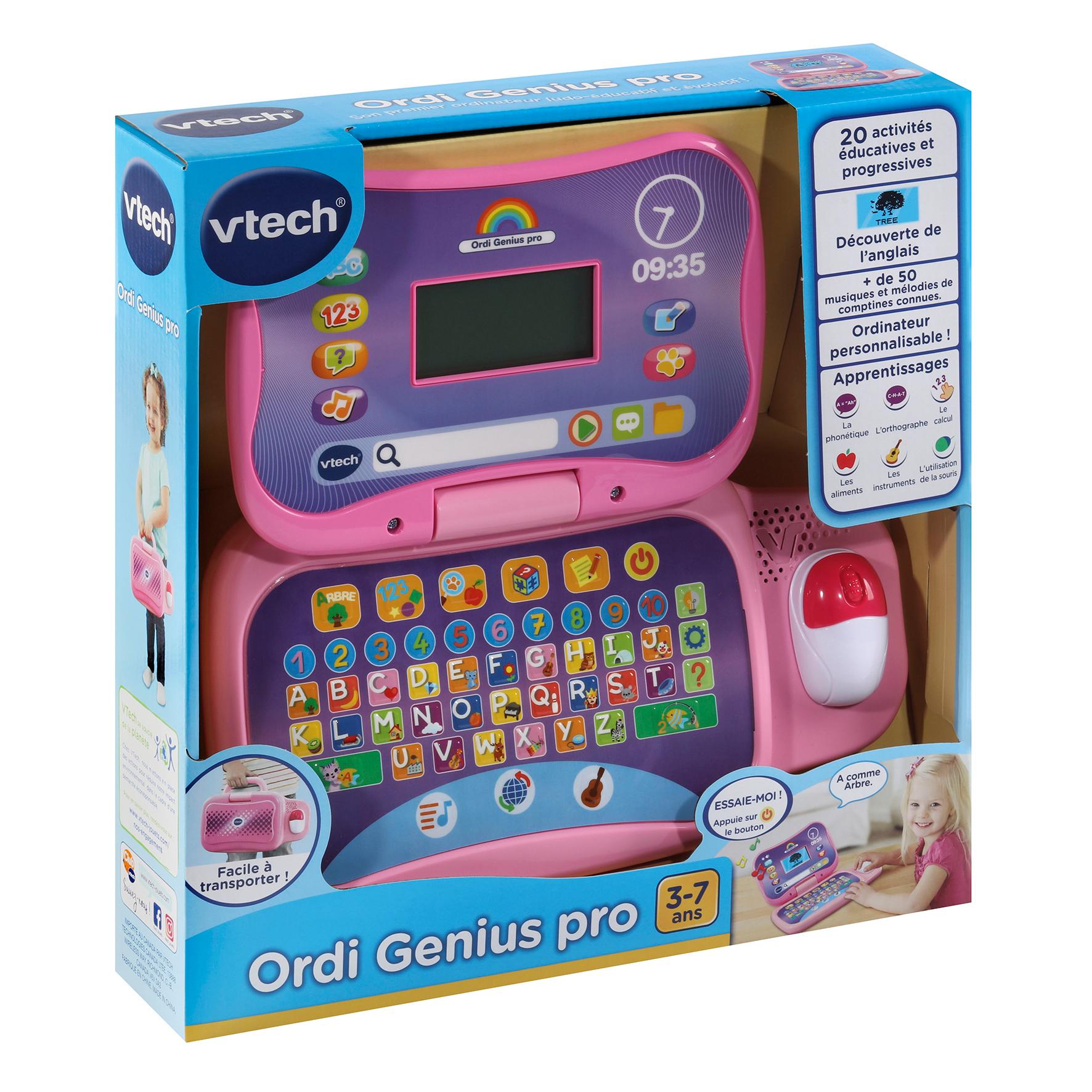 Voir la diapositive 6 : VTECH Ordinateur Genius Pro Rose