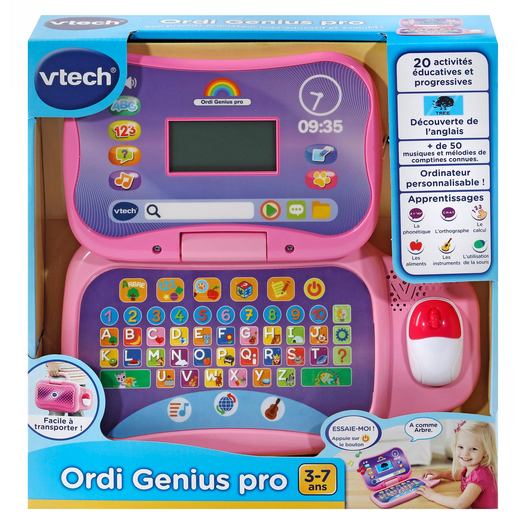 Voir la diapositive 7 : VTECH Ordinateur Genius Pro Rose
