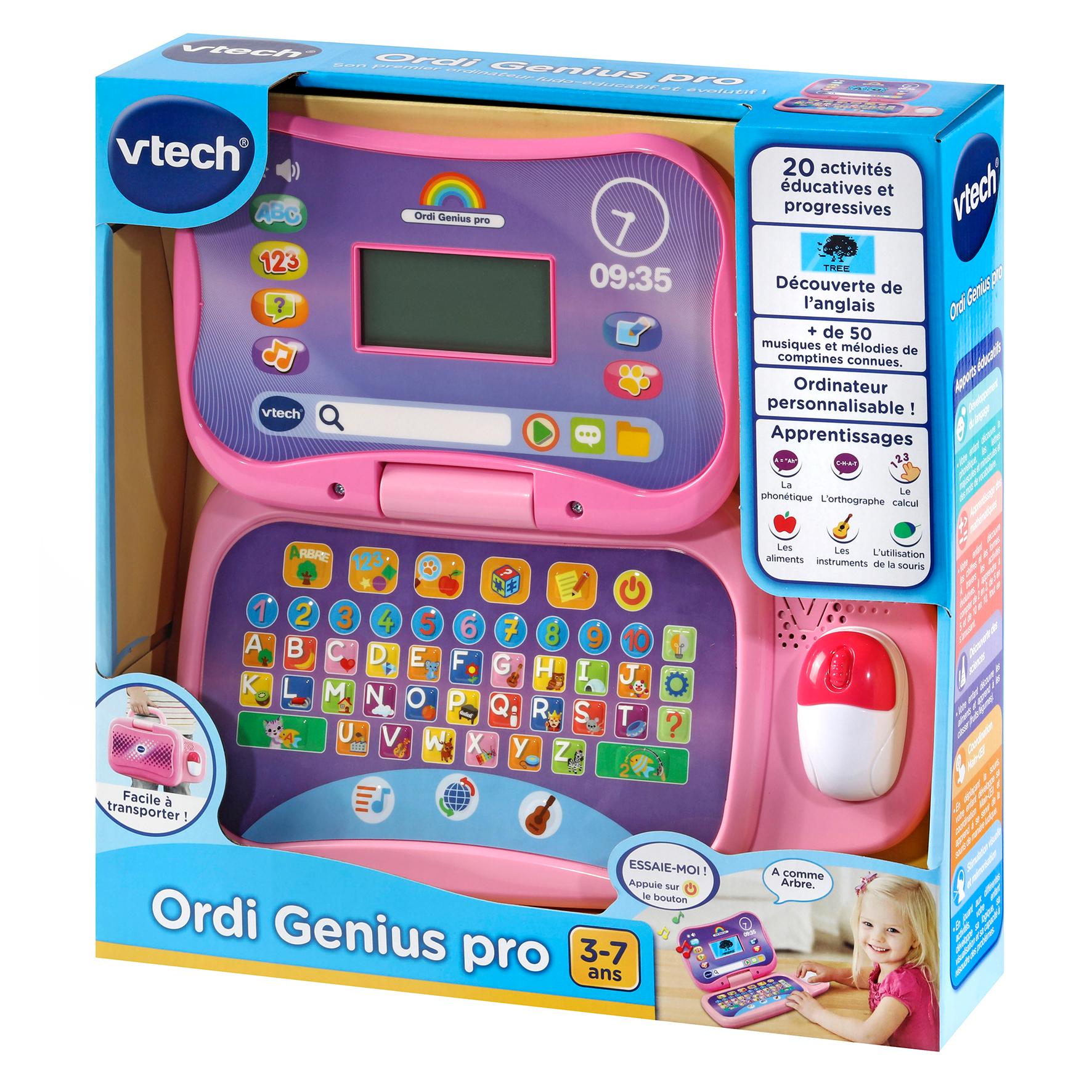 Voir la diapositive 8 : VTECH Ordinateur Genius Pro Rose