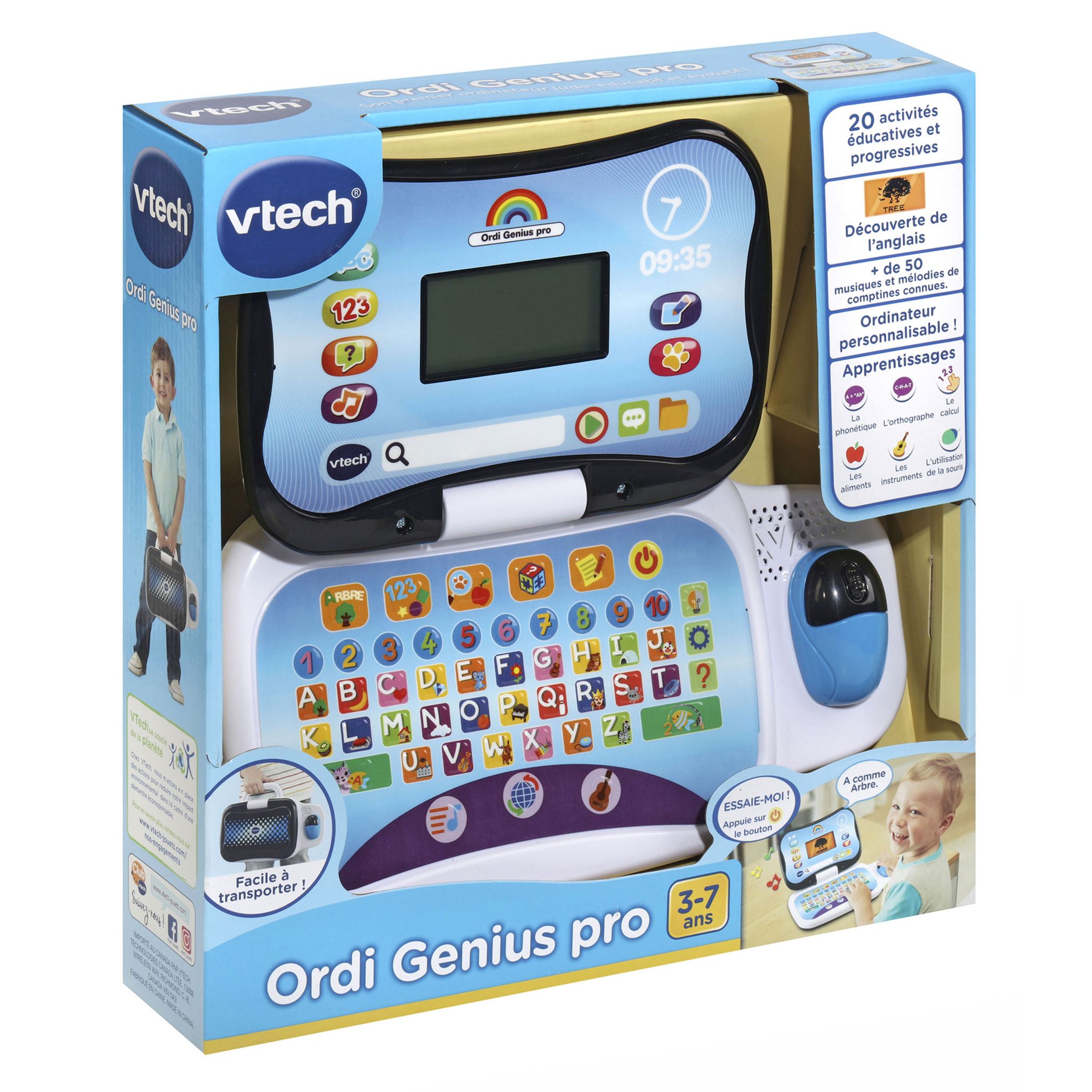 Voir la diapositive 5 : VTECH Ordinateur-Genius Pro Noir