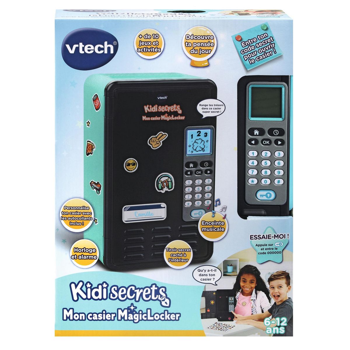 VTECH Mon casier MagicLocker Bleu/Noir