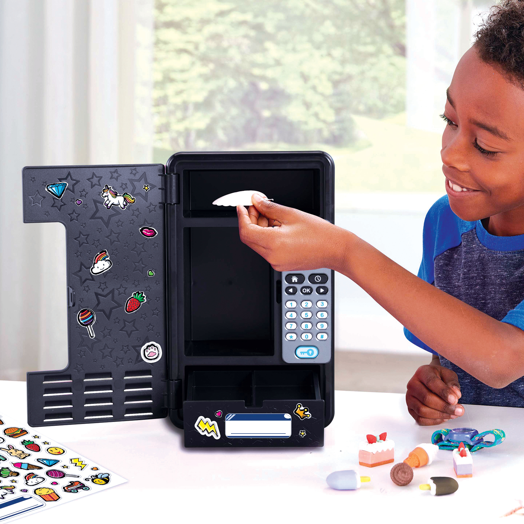 Voir la diapositive 8 : VTECH Mon casier MagicLocker Bleu/Noir