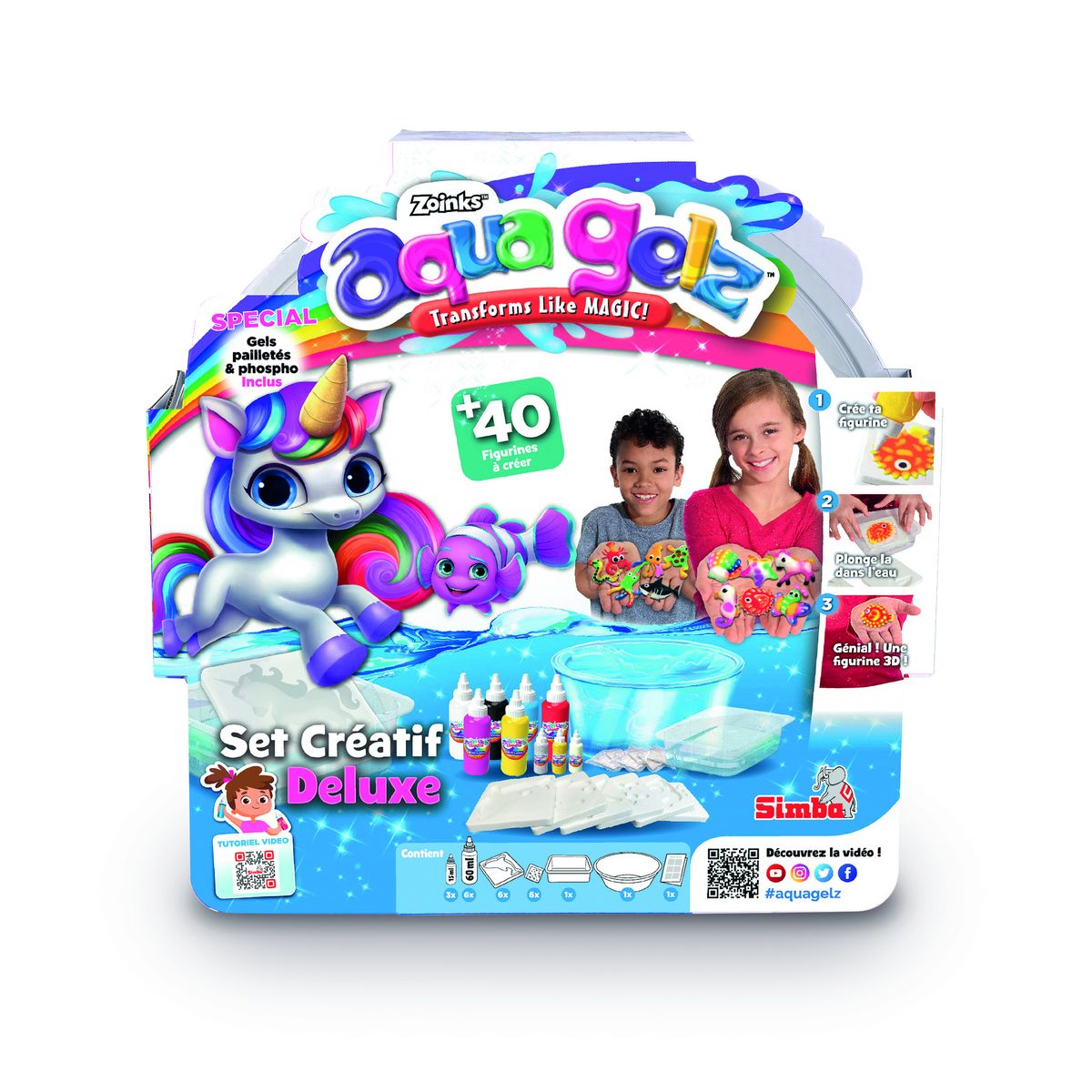 SMOBY Set créatif Deluxe Aqua Gelz