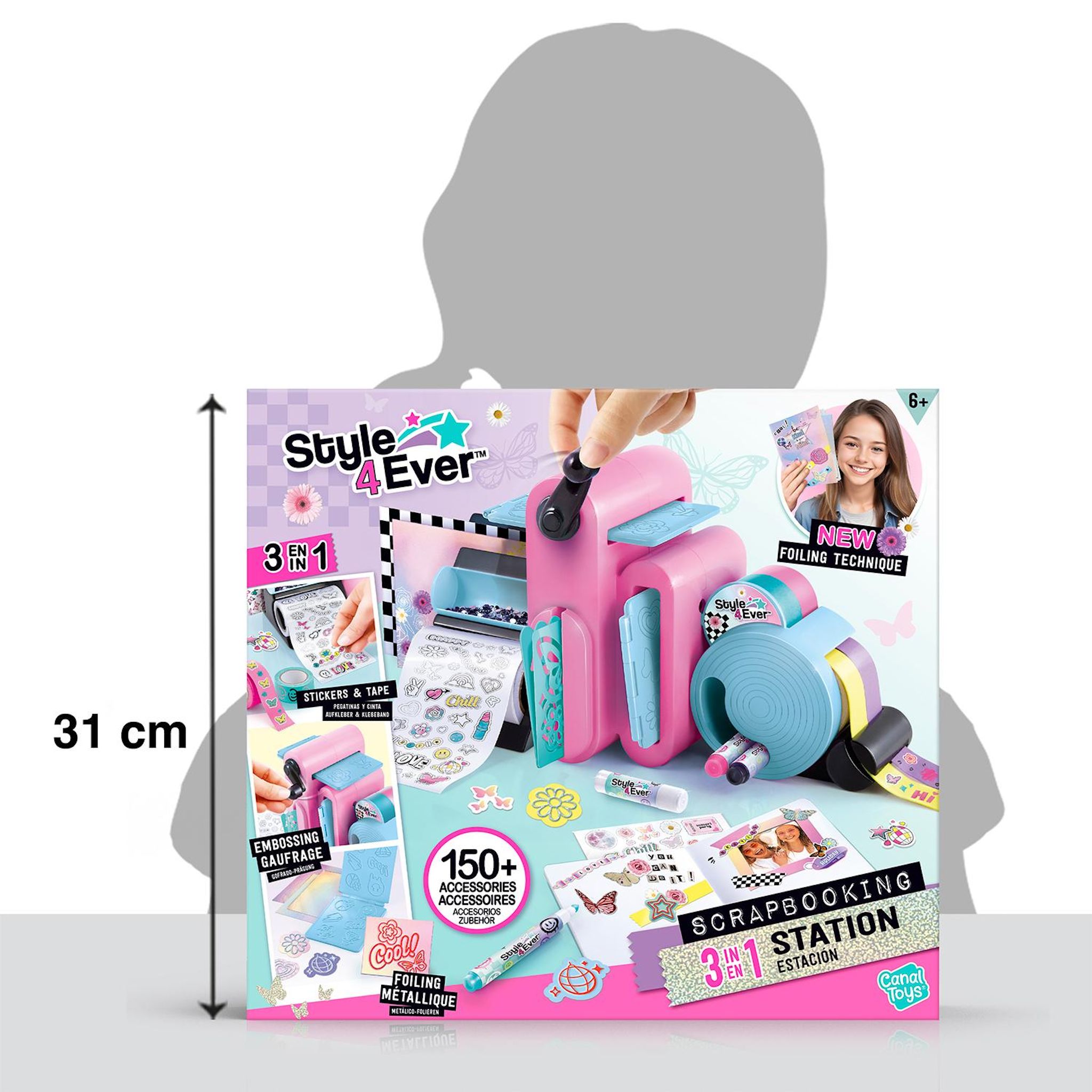 Voir la diapositive 11 : CANAL TOYS Studio de scrap booking 3 en 1