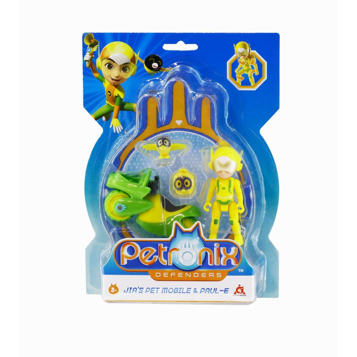 Figurine Petronix 7.5cm + moto