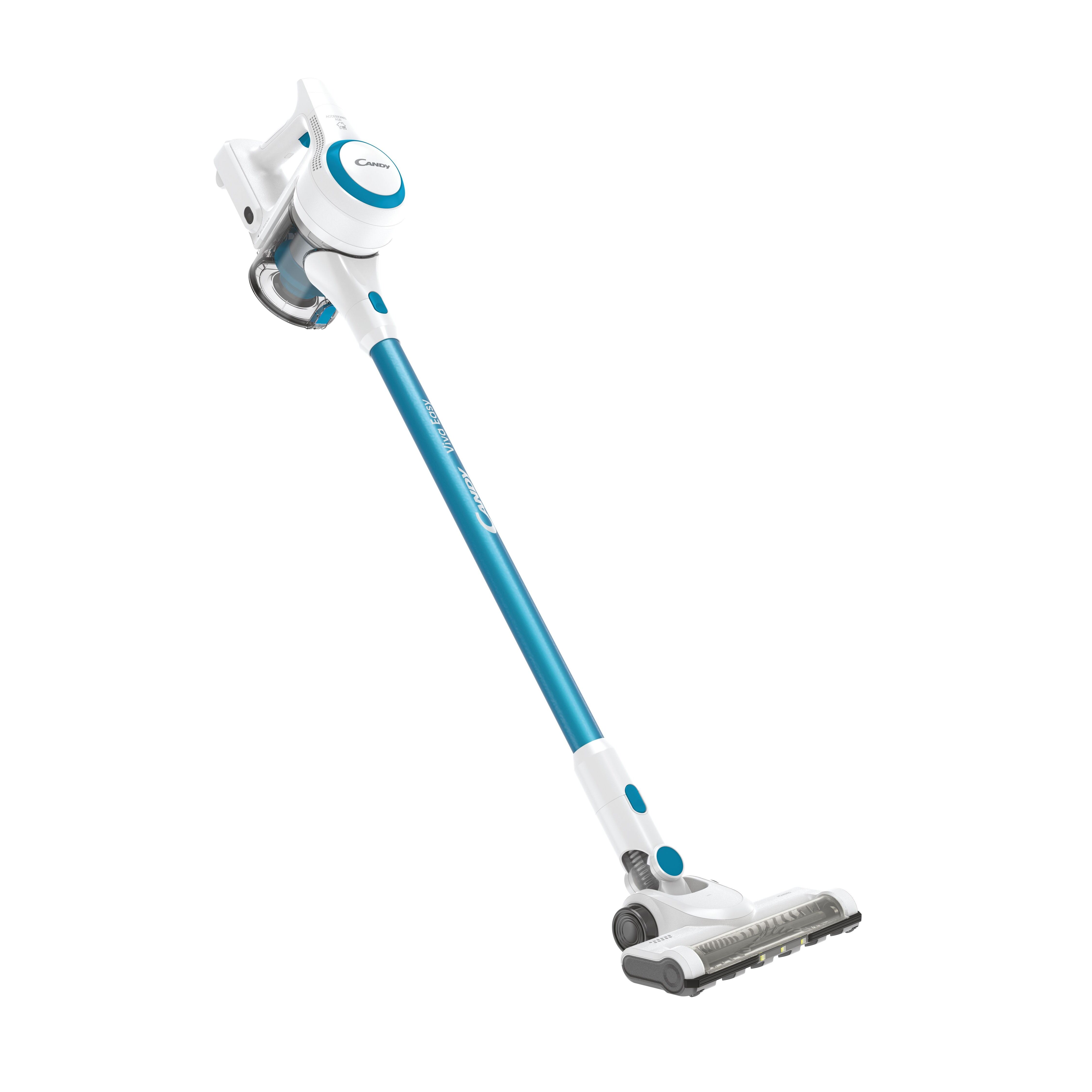 Voir la diapositive 2 : CANDY Aspirateur balai CVIVA02 - Bleu