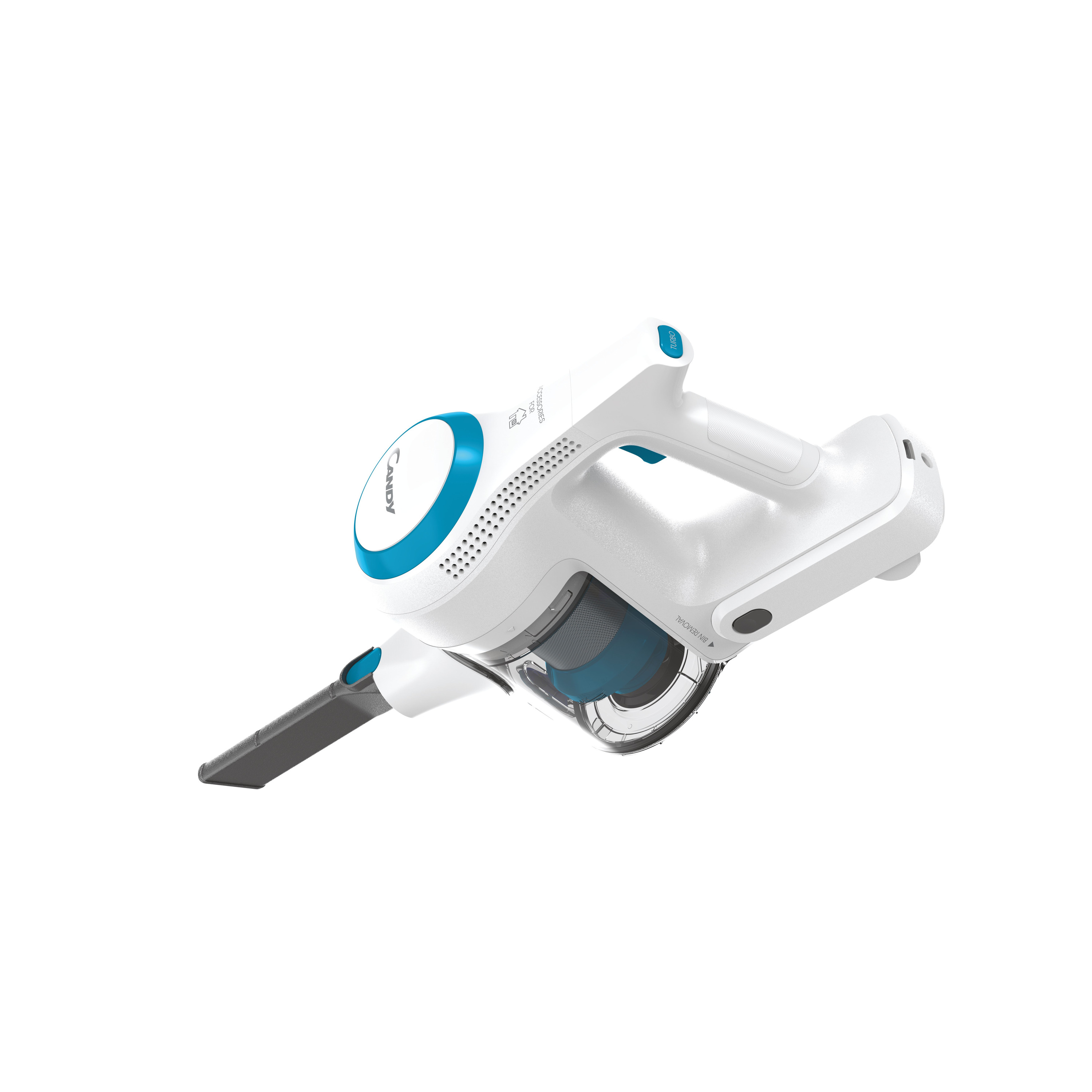 Voir la diapositive 3 : CANDY Aspirateur balai CVIVA02 - Bleu