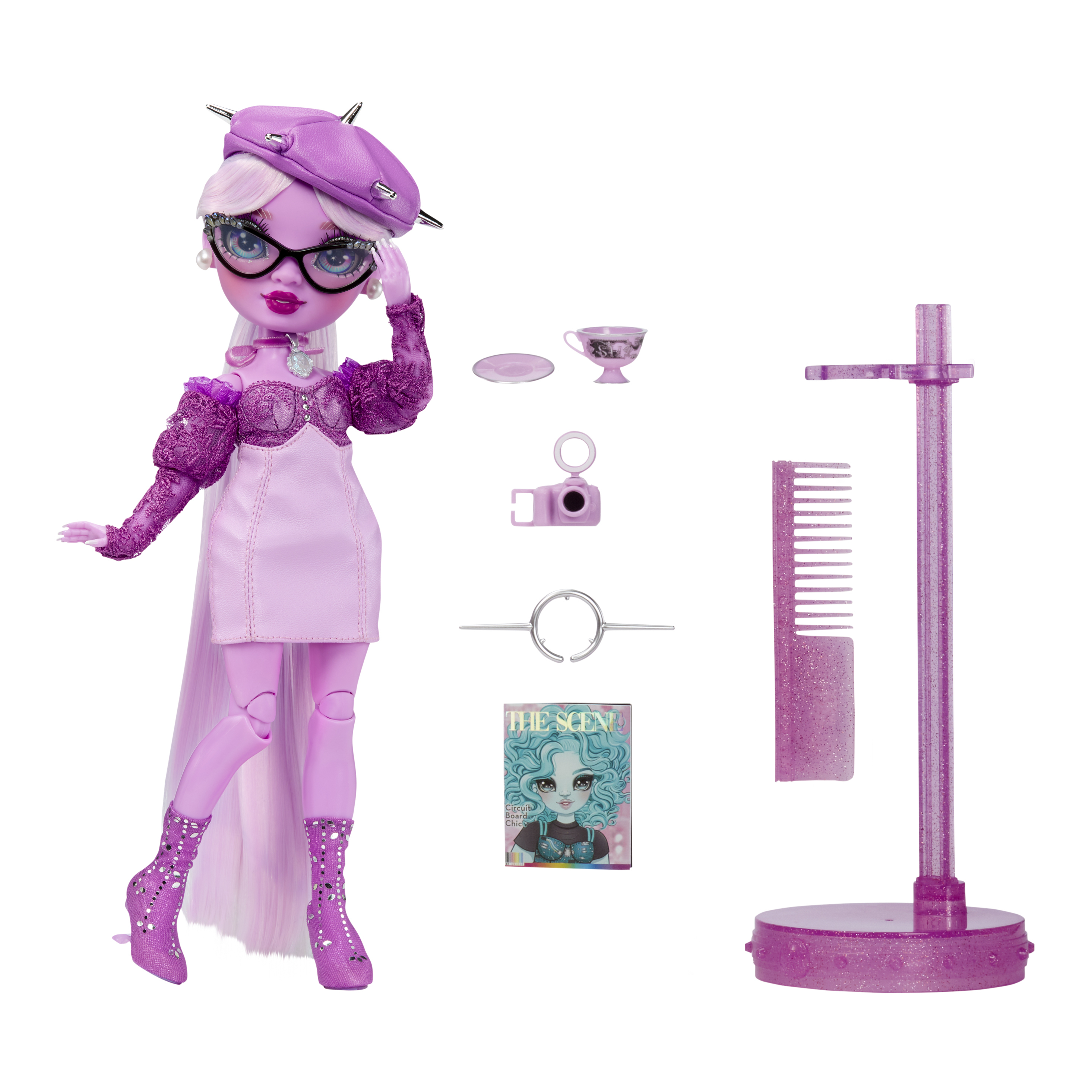 Voir la diapositive 6 : MGA Poupée Mannequin Shadow High - Violet