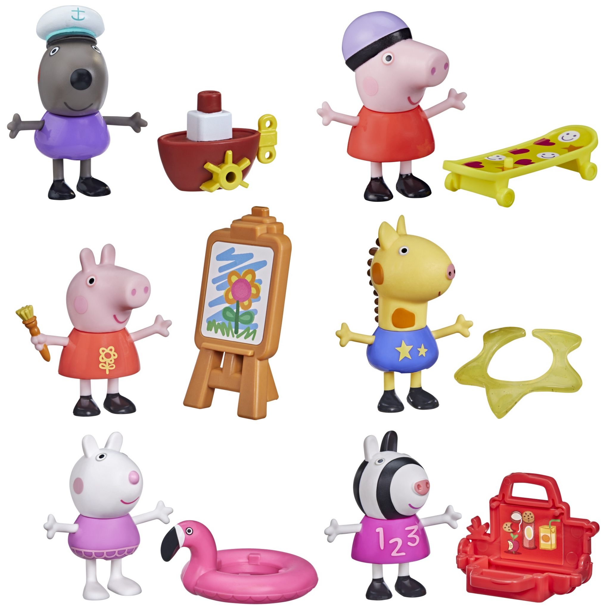 Voir la diapositive 2 : HASBRO Figurine Peppa et ses amis - à l'unité