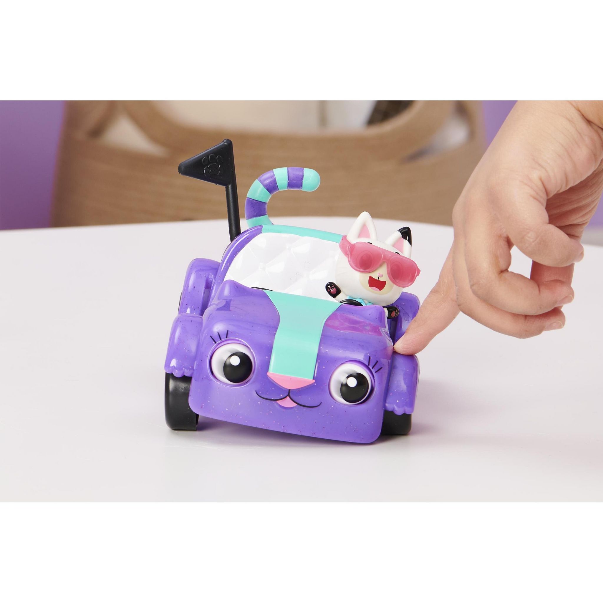 Voir la diapositive 2 : SPIN MASTER Figurine et véhicule Gabby et la maison magique - Le pique de Carlita et Pandy Paws