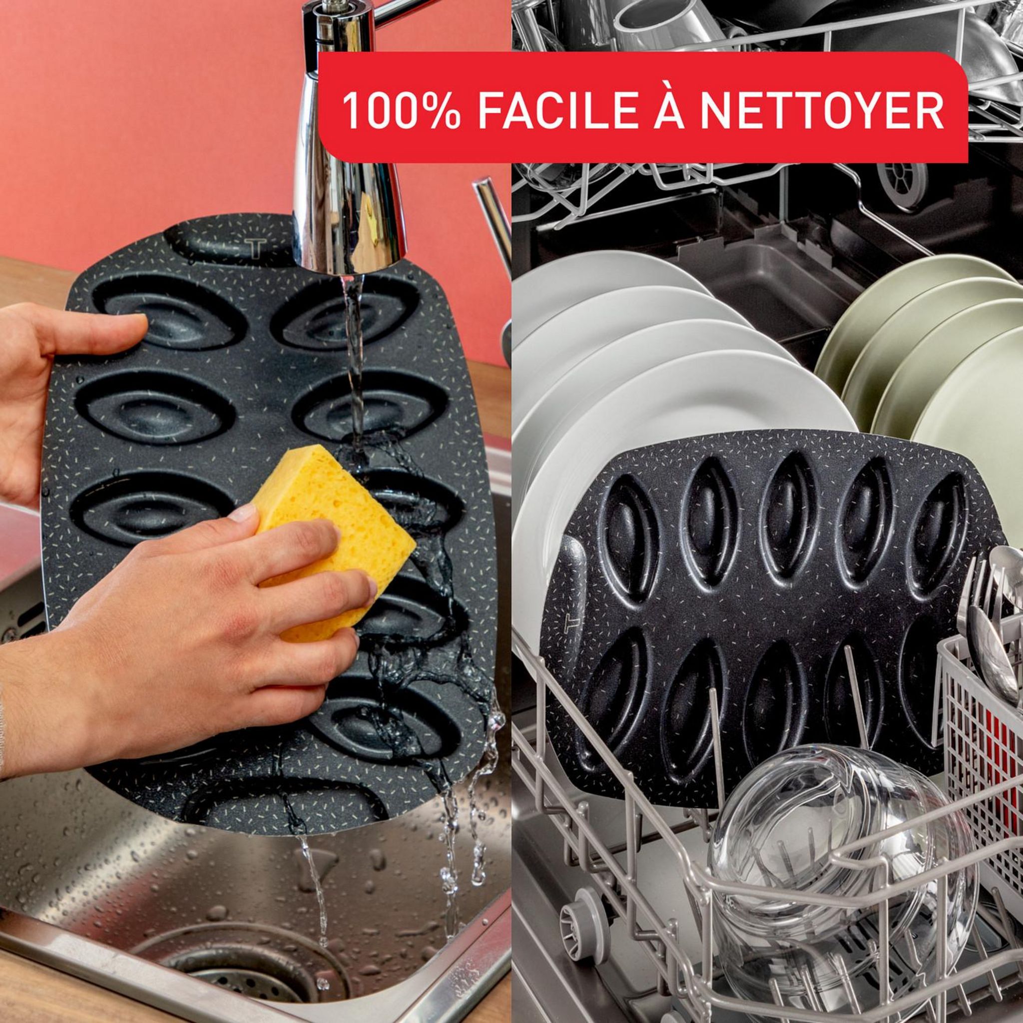 Voir la diapositive 4 : TEFAL Moule mini donuts Perfectbake